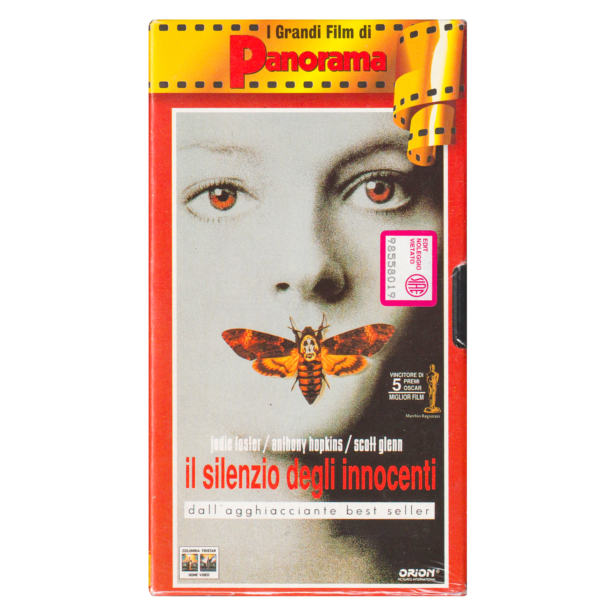 The Silence Of The Lambs (VHS, 1995) Italian Dubbed Edition, Factory Sealed [PAL]