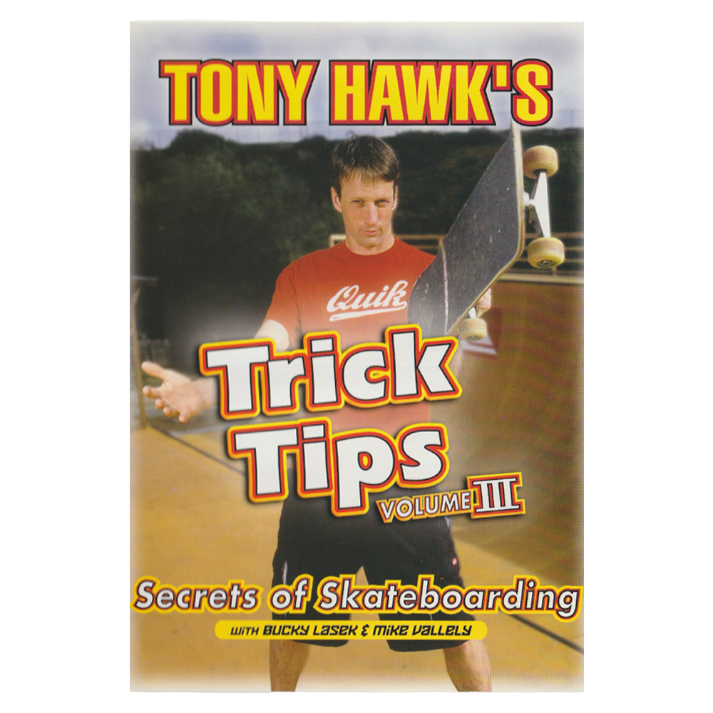 Tony Hawk's Trick Tips - Volume 3: Secrets Of Skateboarding (DVD, 2002)