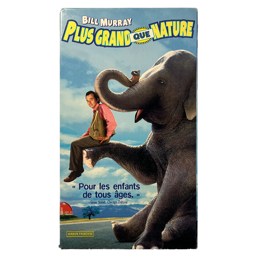 Larger Than Life / Plus Grand Que Nature (VHS, 1996) French Version - Rental