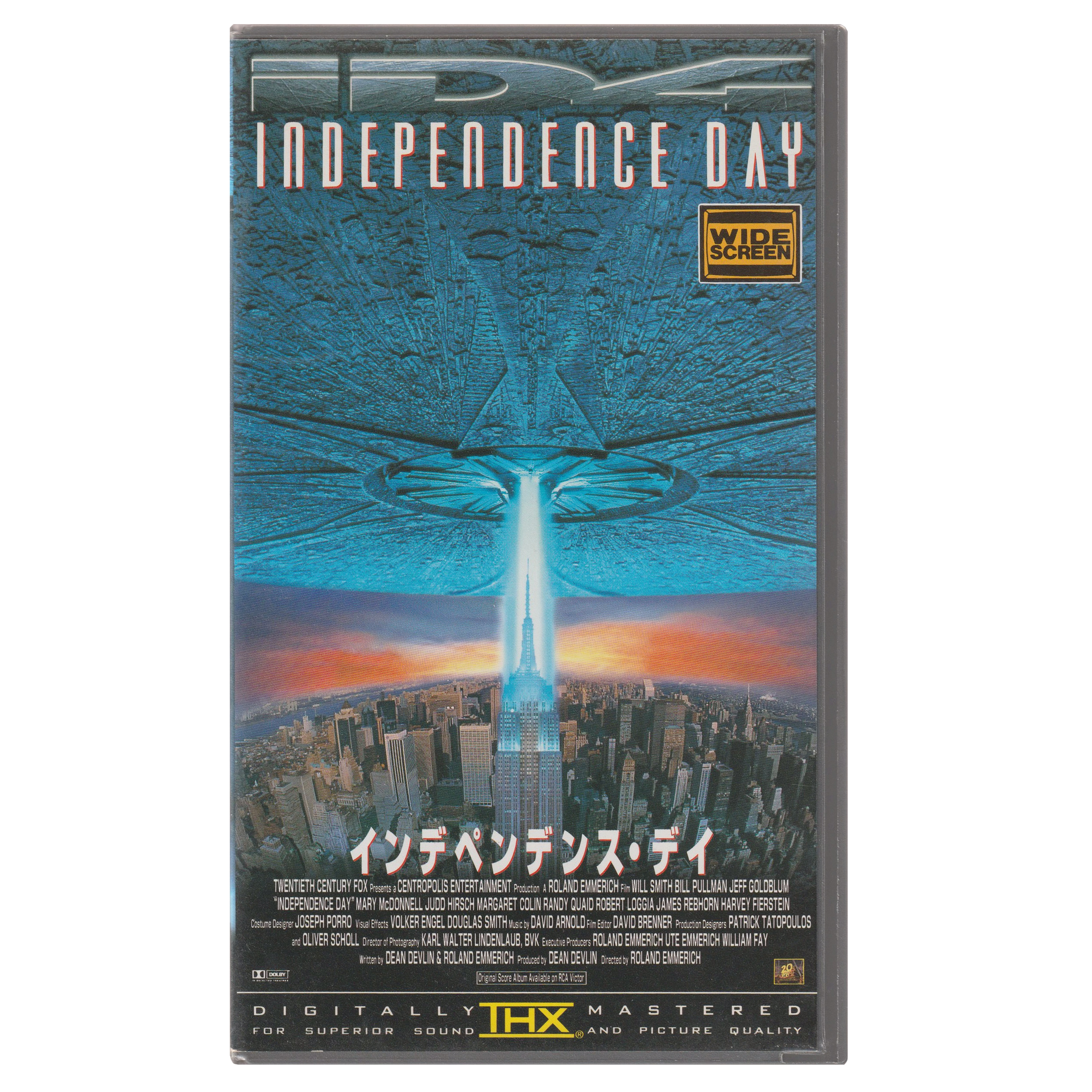 Independence Day / ID4 - Widescreen (VHS, 1996) Japanese Subtitled Edition