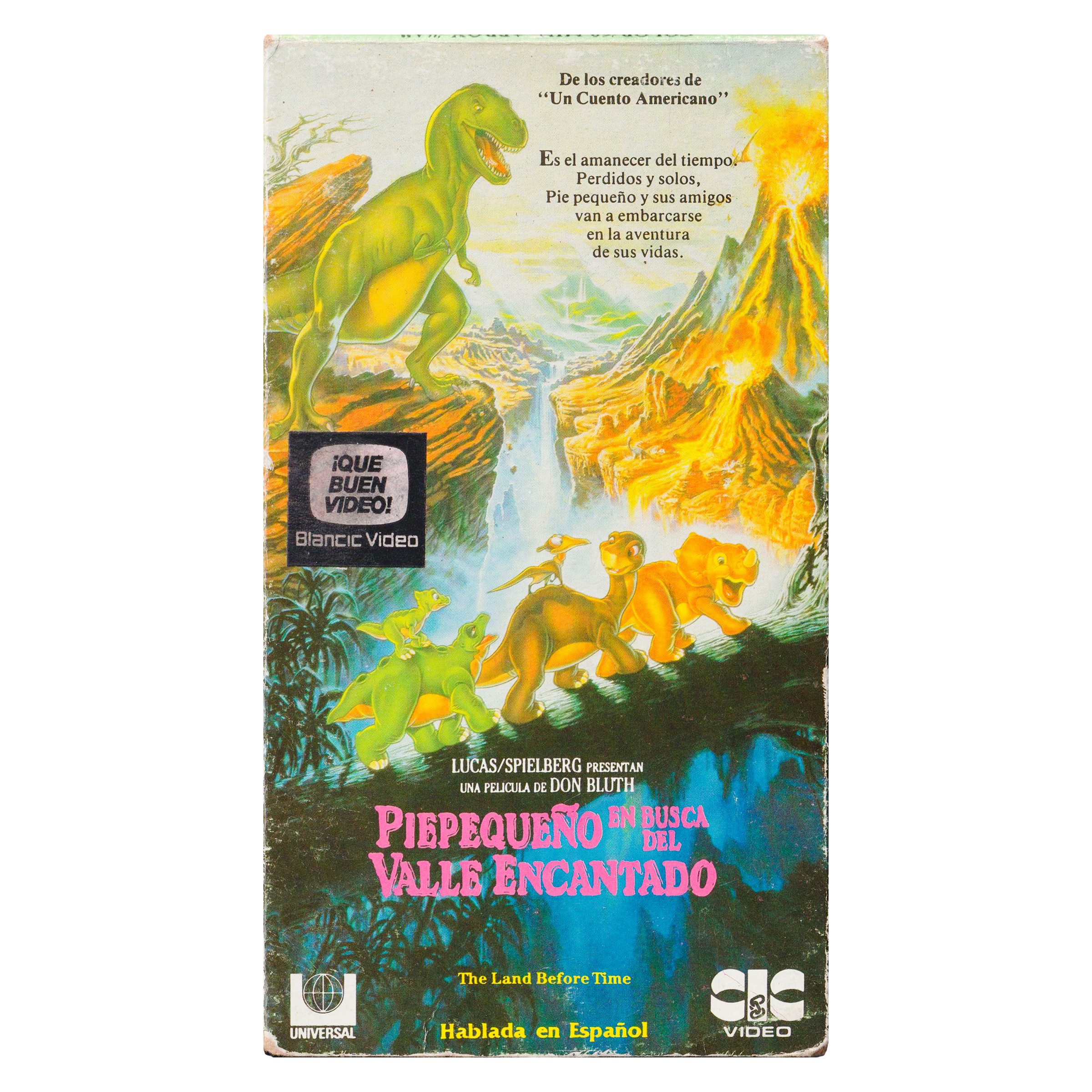 The Land Before Time (VHS, 1988) Spanish Dubbed Edition