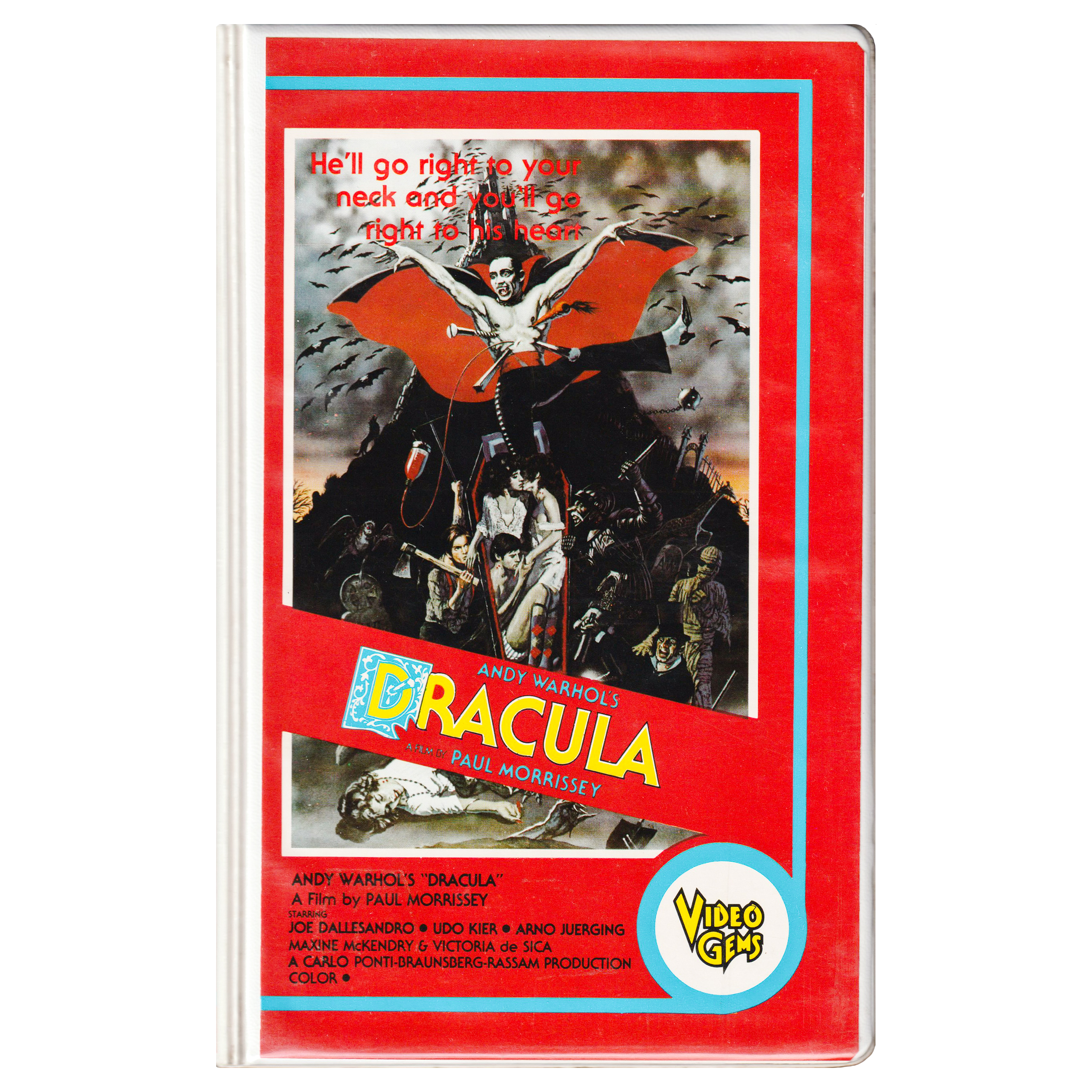 Andy Warhol's Dracula / Blood for Dracula (VHS, 1982)
