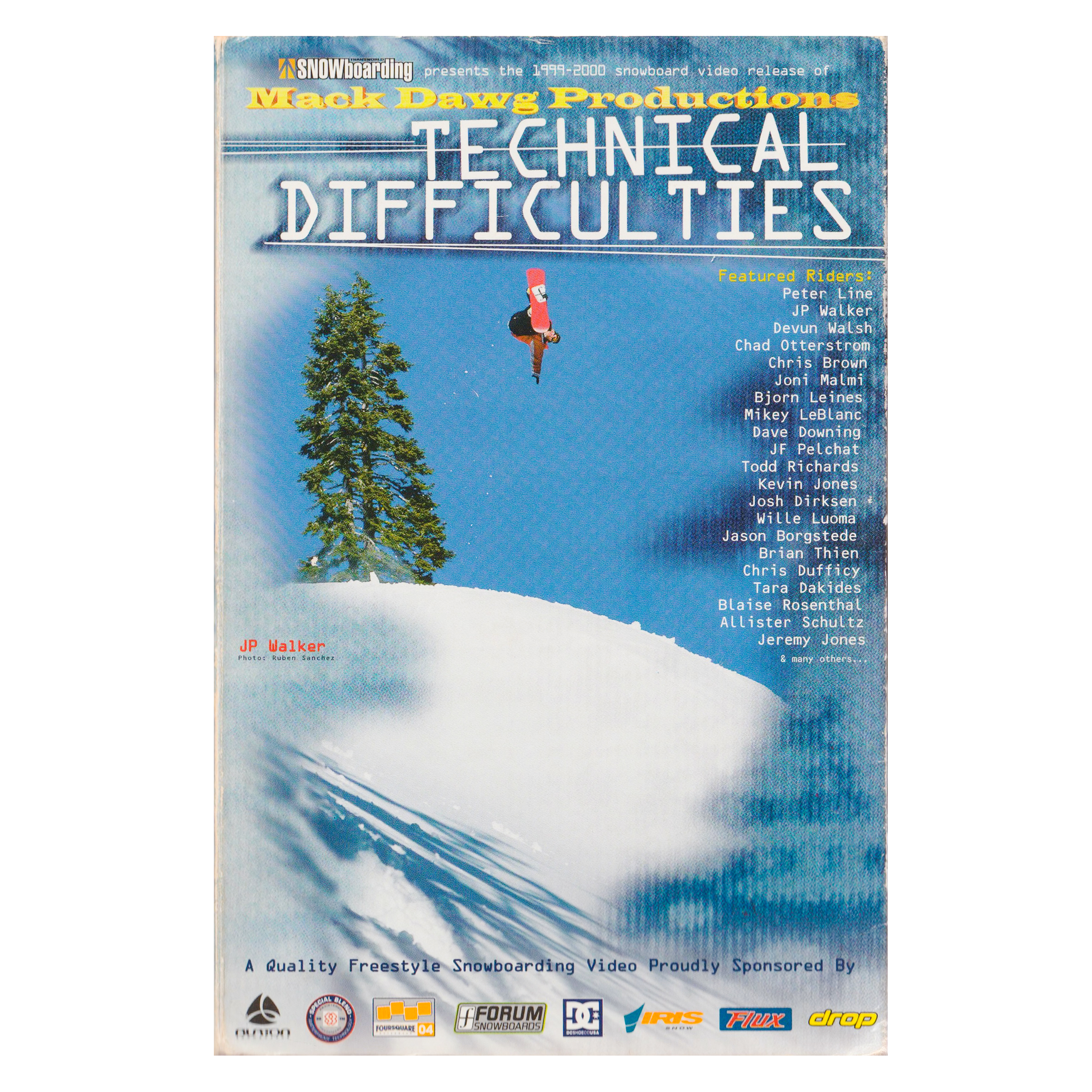 MDP - Technical Difficulties (VHS, 2000) w/ Fat Wreck Chords Sampler CD