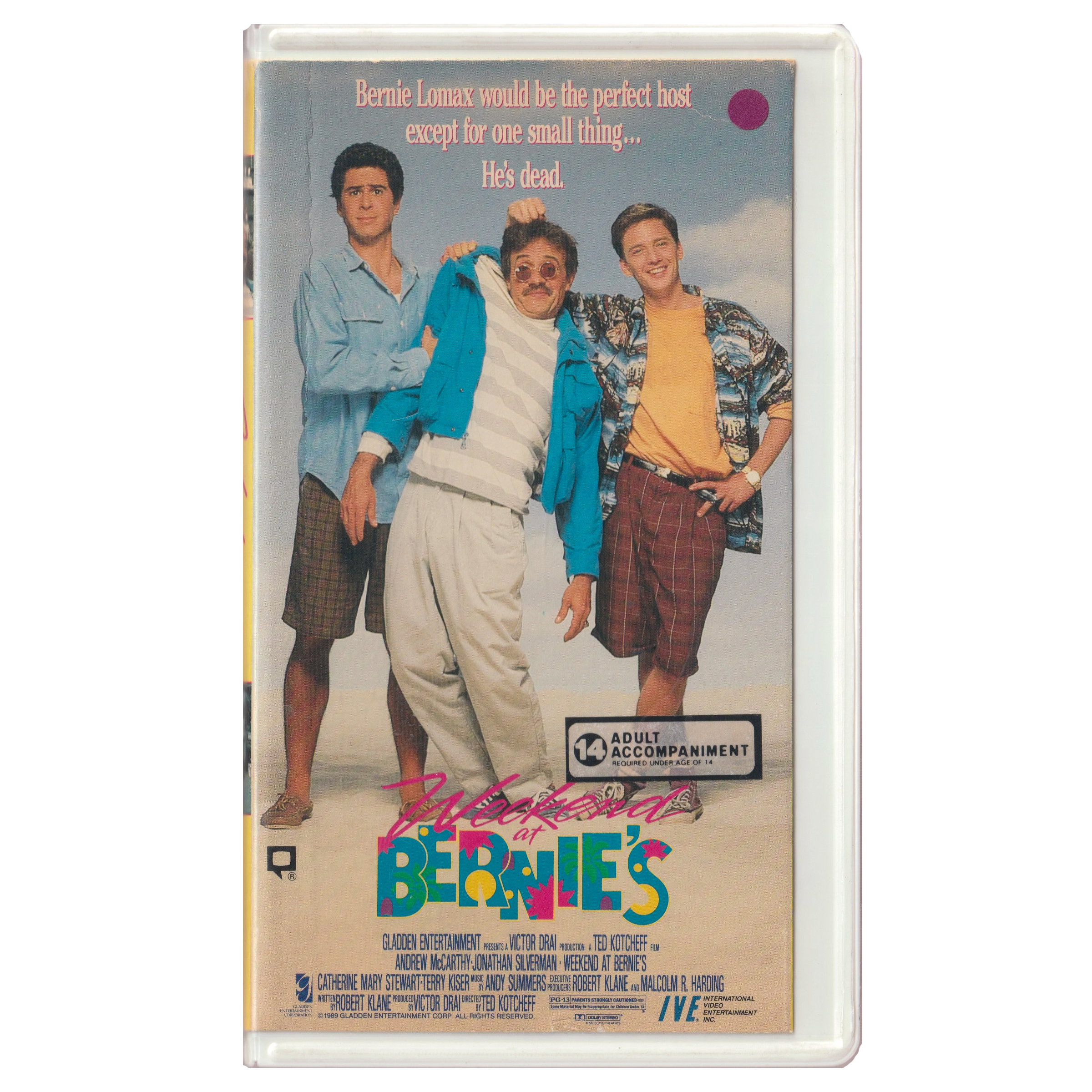 Weekend at Bernie's (VHS, 1989) Ex-Rental