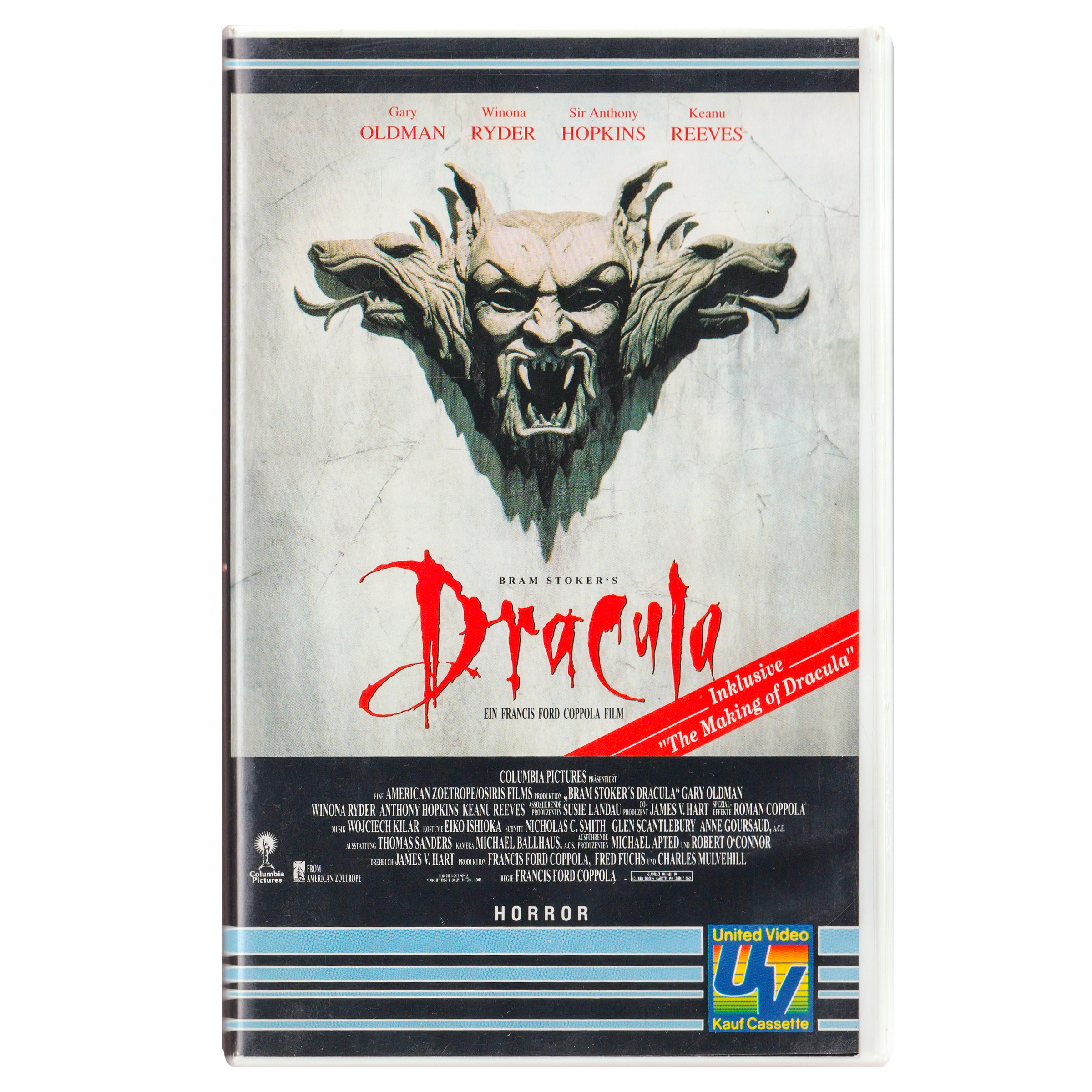 Bram Stoker's Dracula (VHS, 1993) German Dubbed Edition - PAL