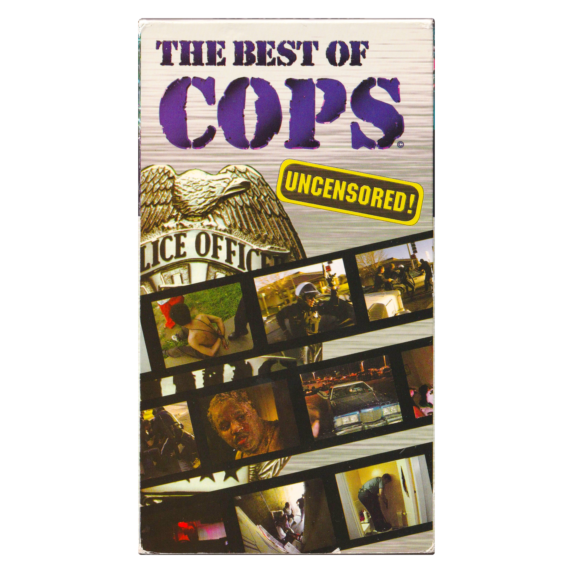 The Best of Cops - Uncensored (VHS, 1996)