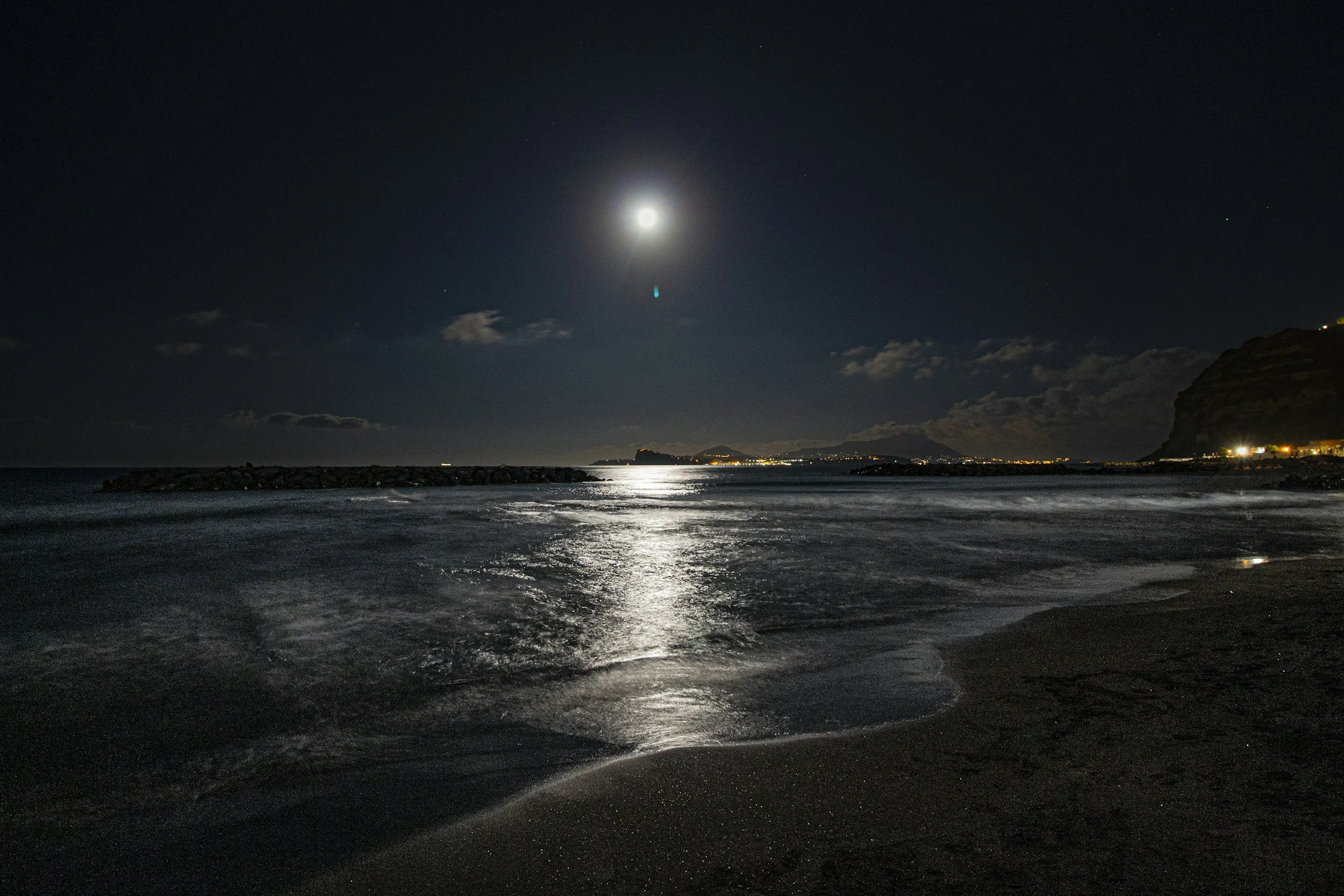 Nighttime landscape