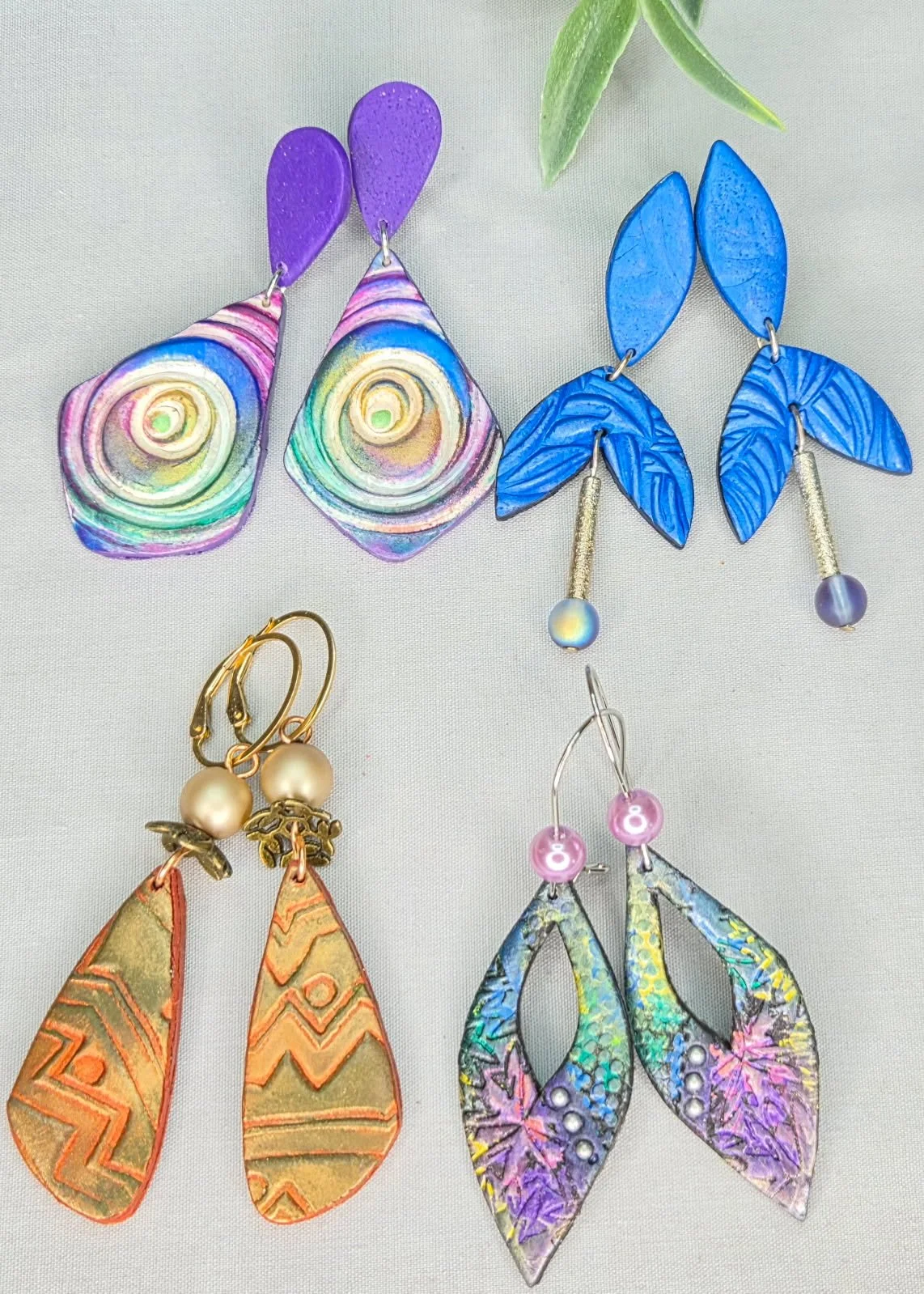 Polymer Earrings Workshop | Sunday July 12| 12:30 PM – 3:30 PM