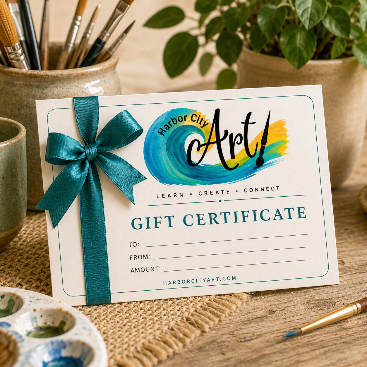 Harbor City Art Gift Certificate