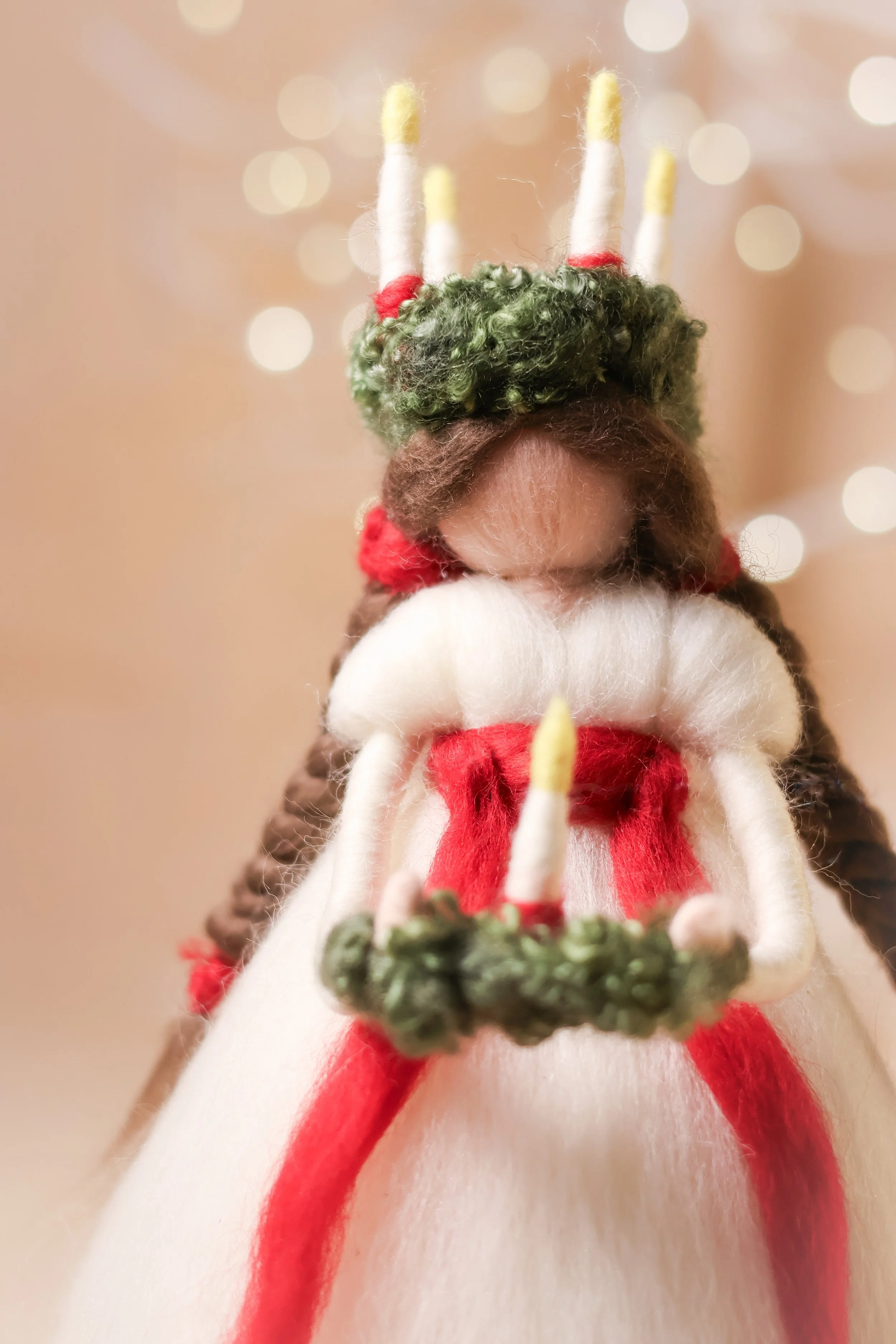 Santa Lucia-Winter Lights tree topper.