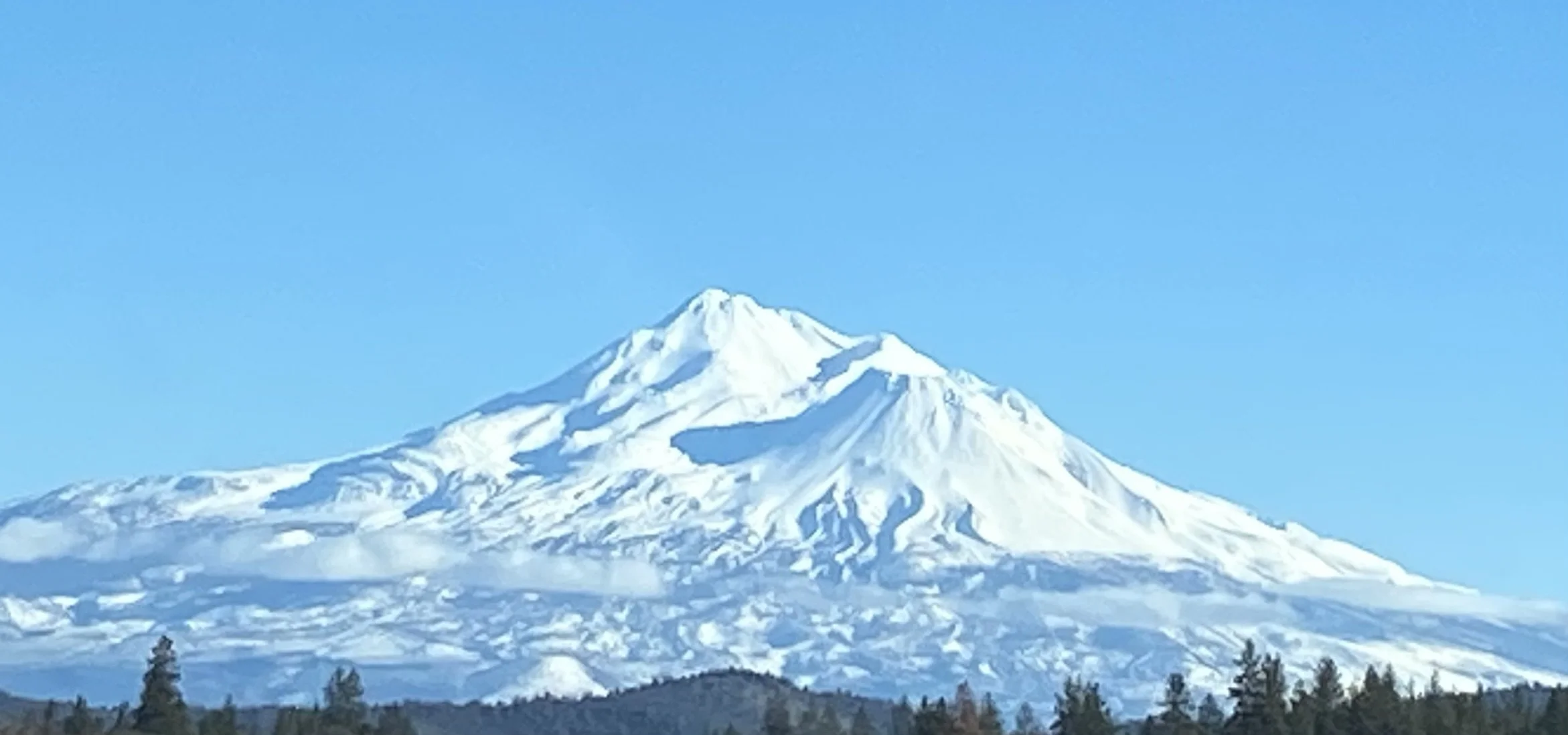snow covered mountain peak