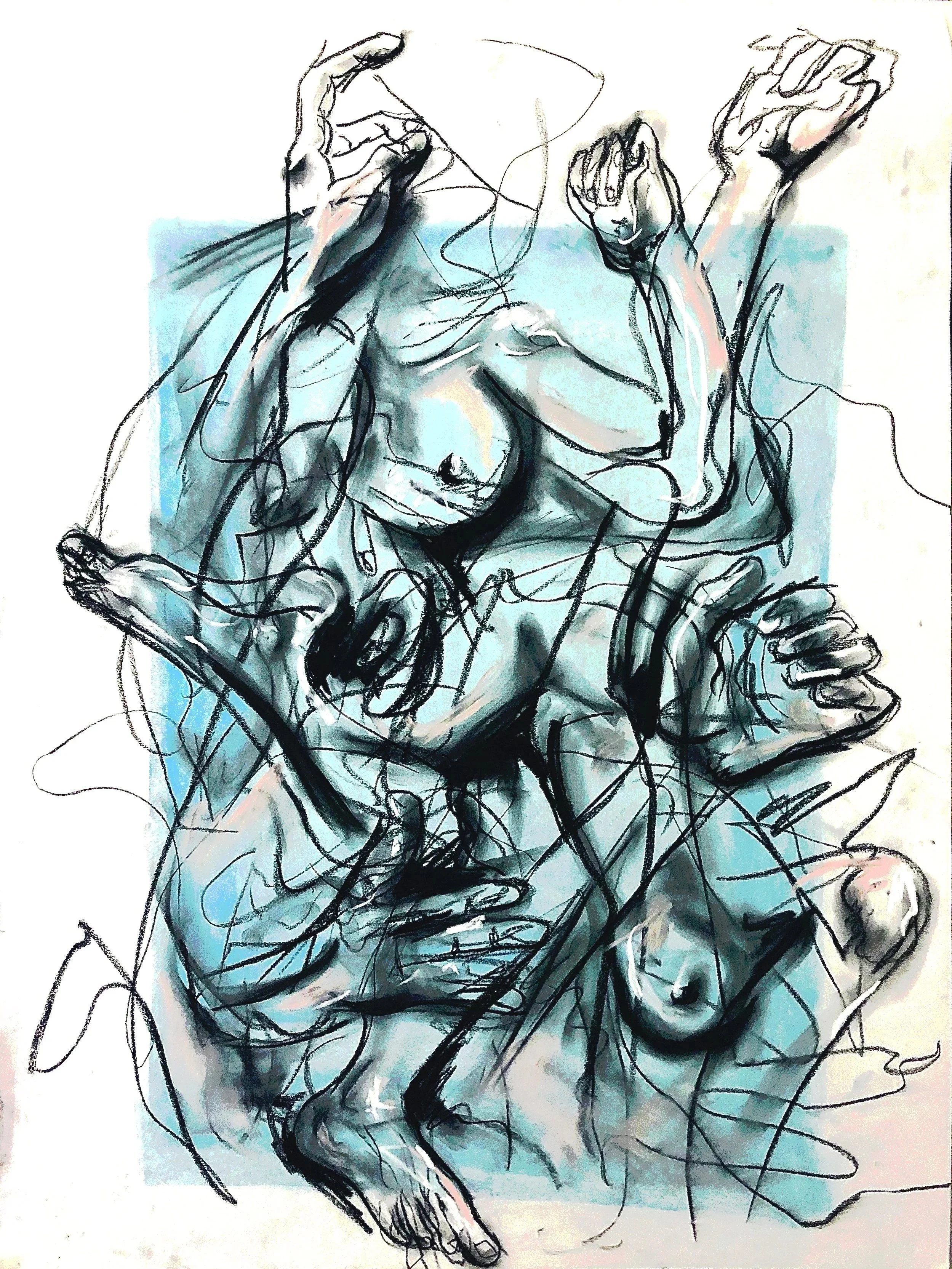 Untitled, Pastel on paper