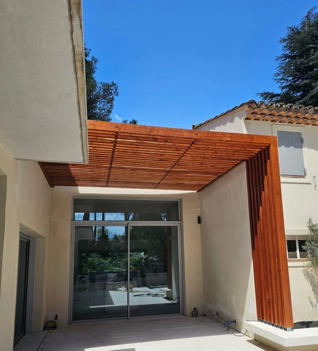 Pergola d'un particulier.
