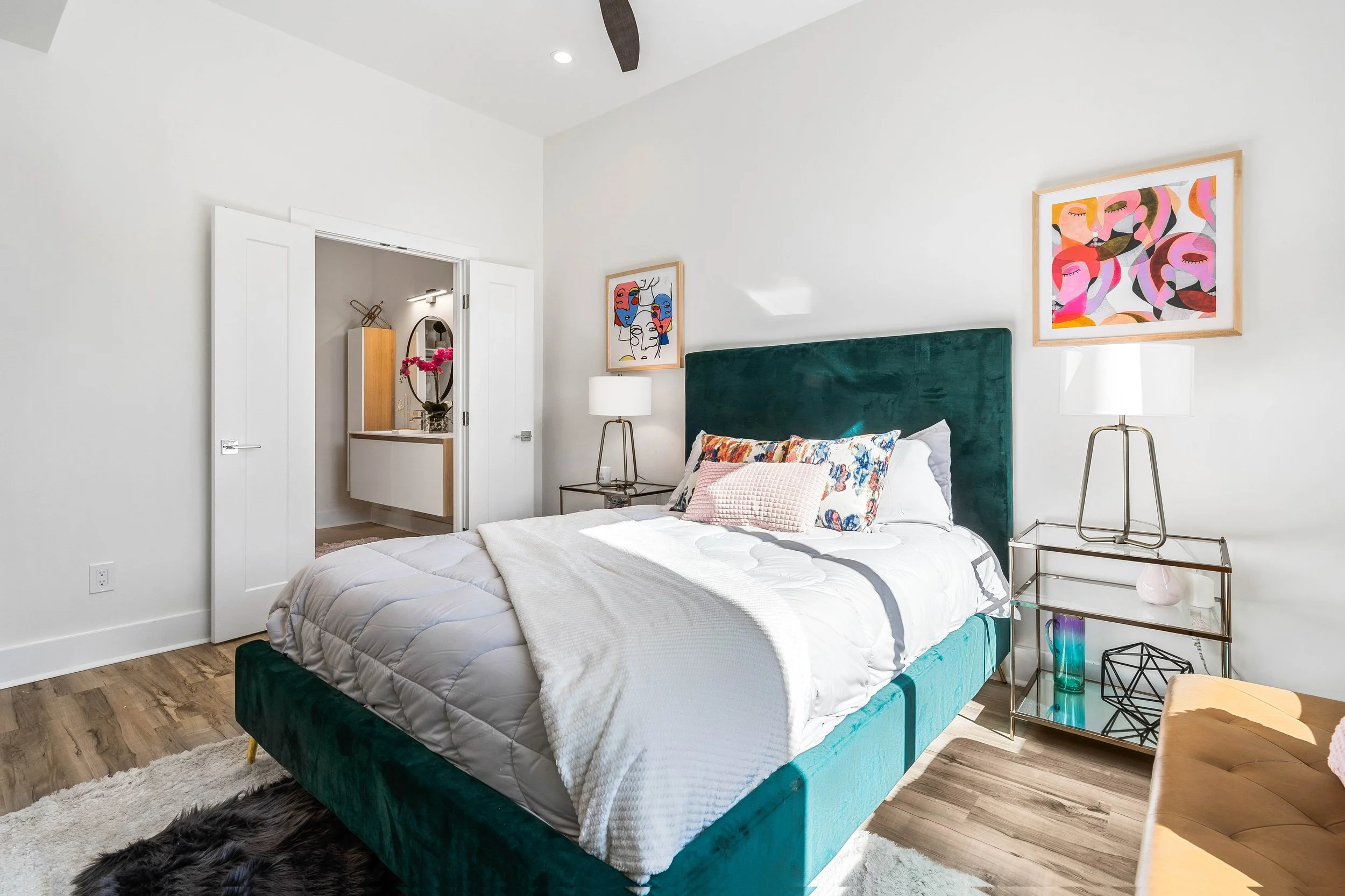Peaceful Primary Bedroom with Ensuite Bath