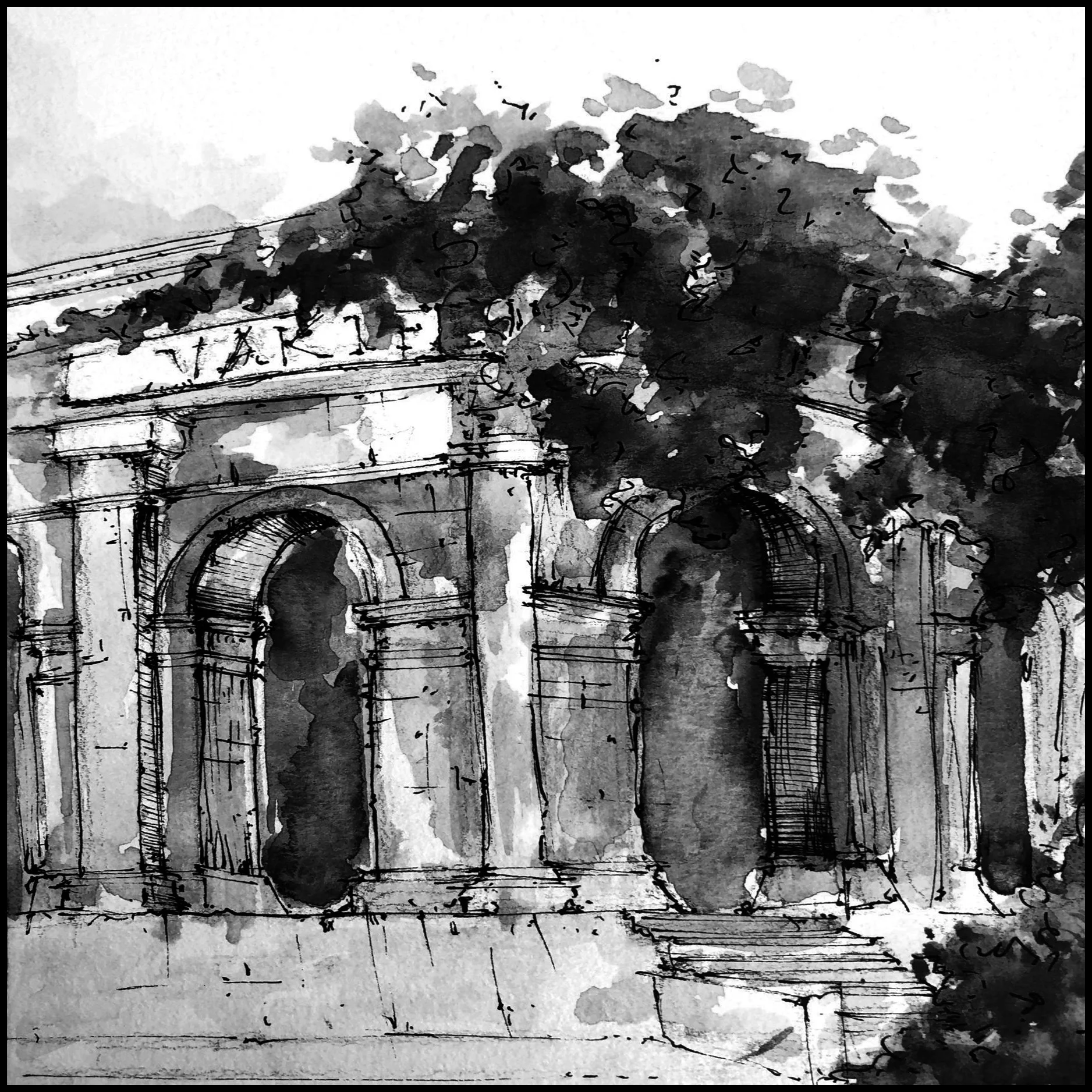 Sketch from local architecture firm.