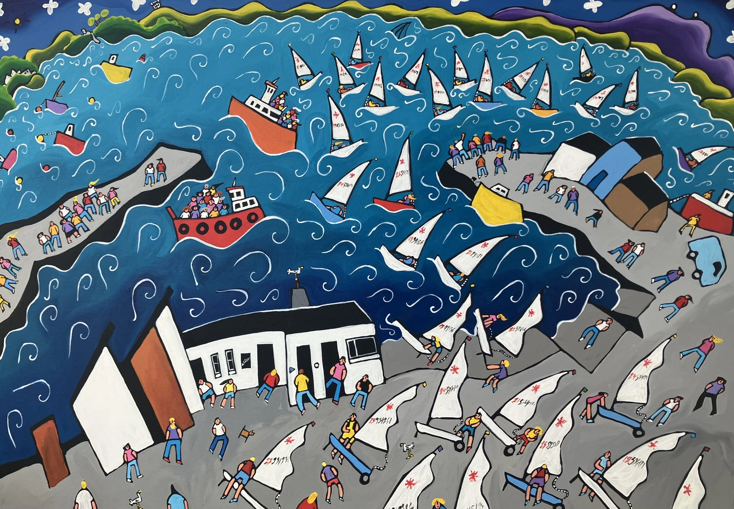 "Laser Days" - 70cm x 100cm
SOLD