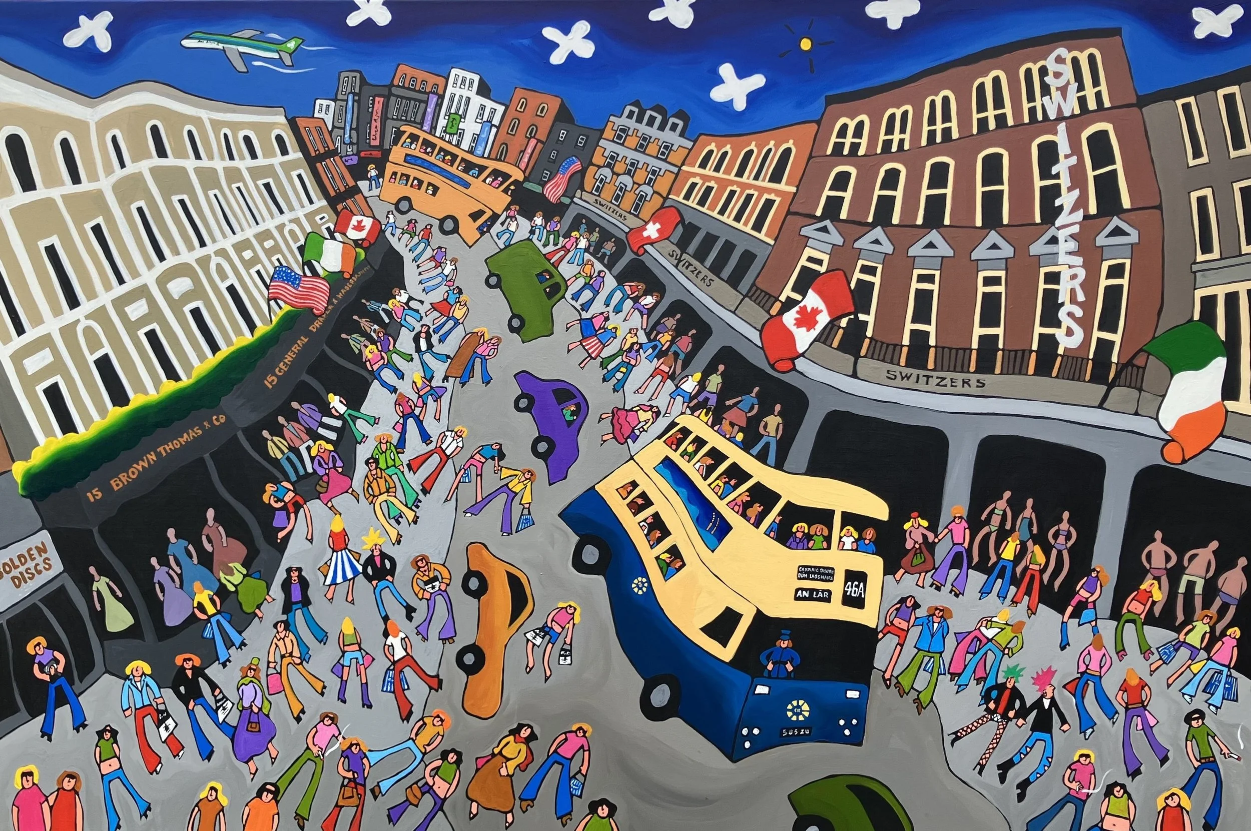 "That Summer in Dublin" - 100cm x 150cm
at the Doorway Gallery, Dubiln