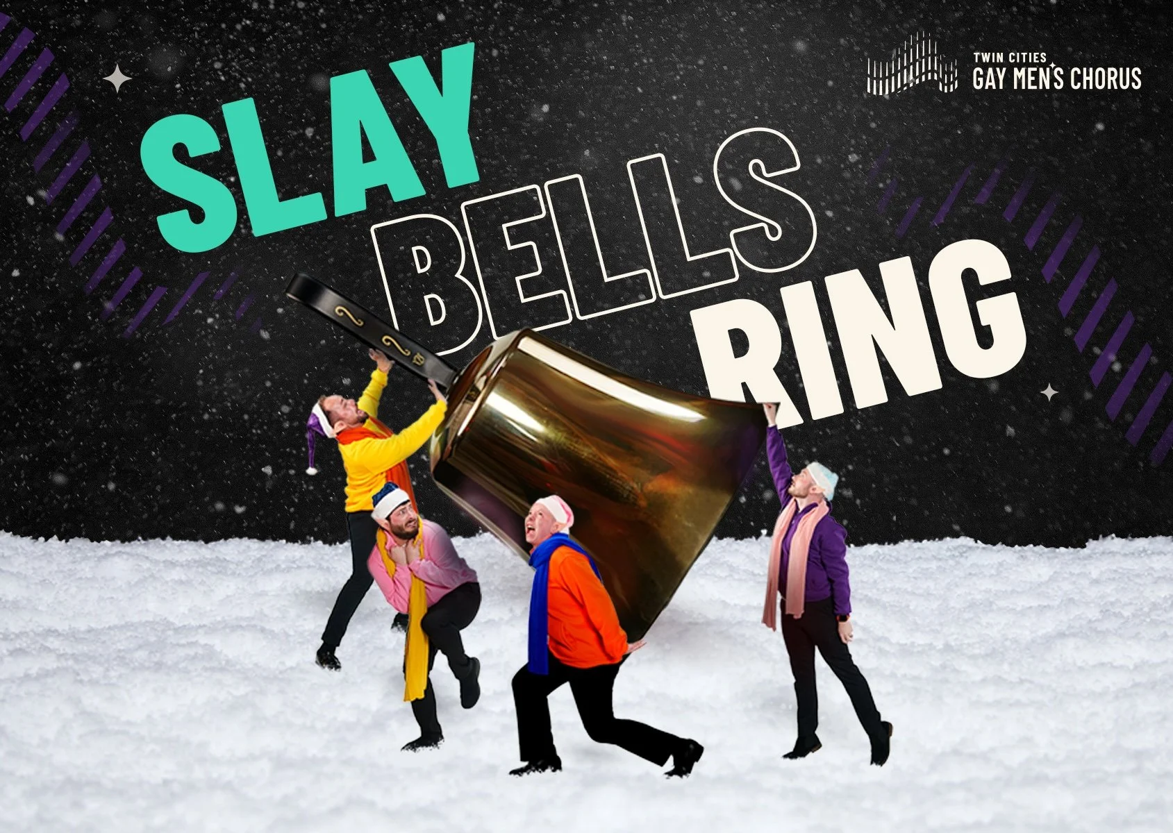 Elves fearful of a bell overwhelming them; title text: Slay Bells Ring