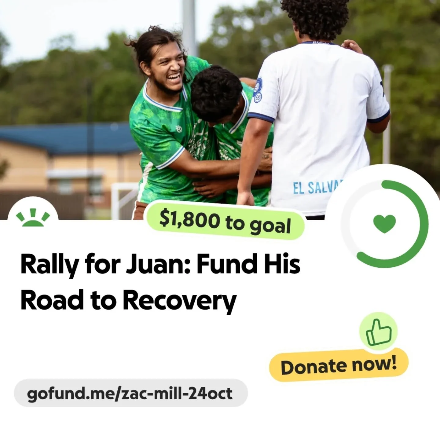 Juan has always been the heart of our team, showing dedication and spirit in every game. Now, he needs our support to recover from his ACL injury. Every contribution and share can make a difference in helping him get back on the pitch. Let&rsquo;s ra