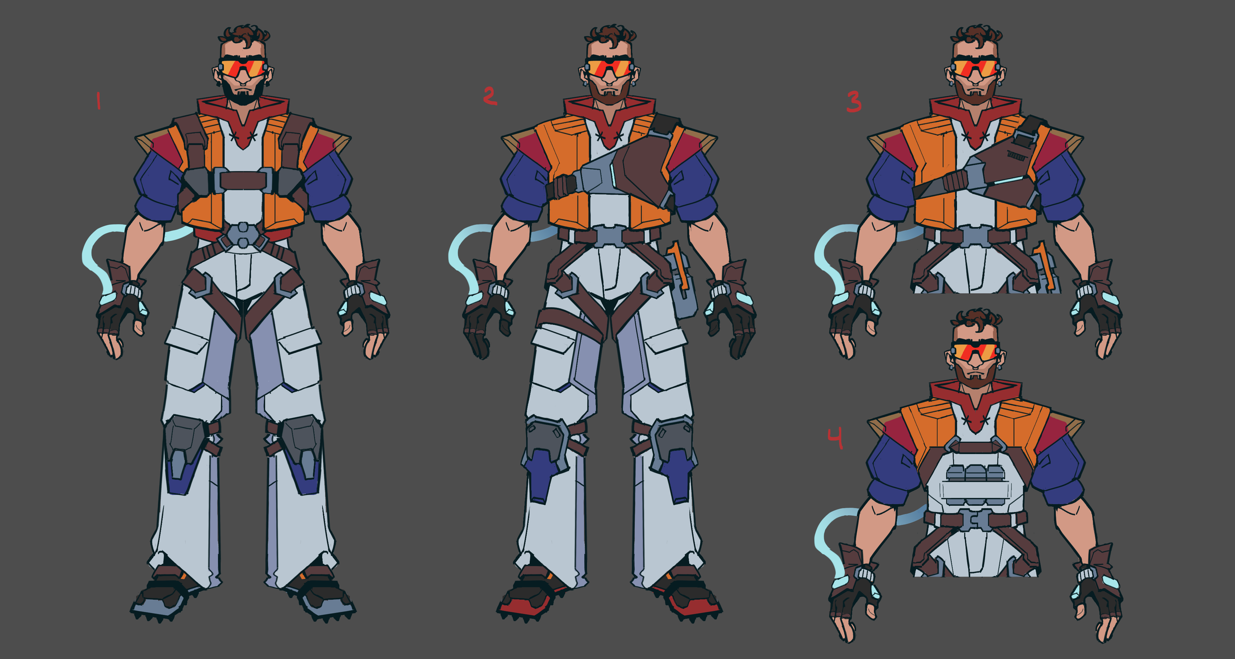 First Design + Chest Iterations