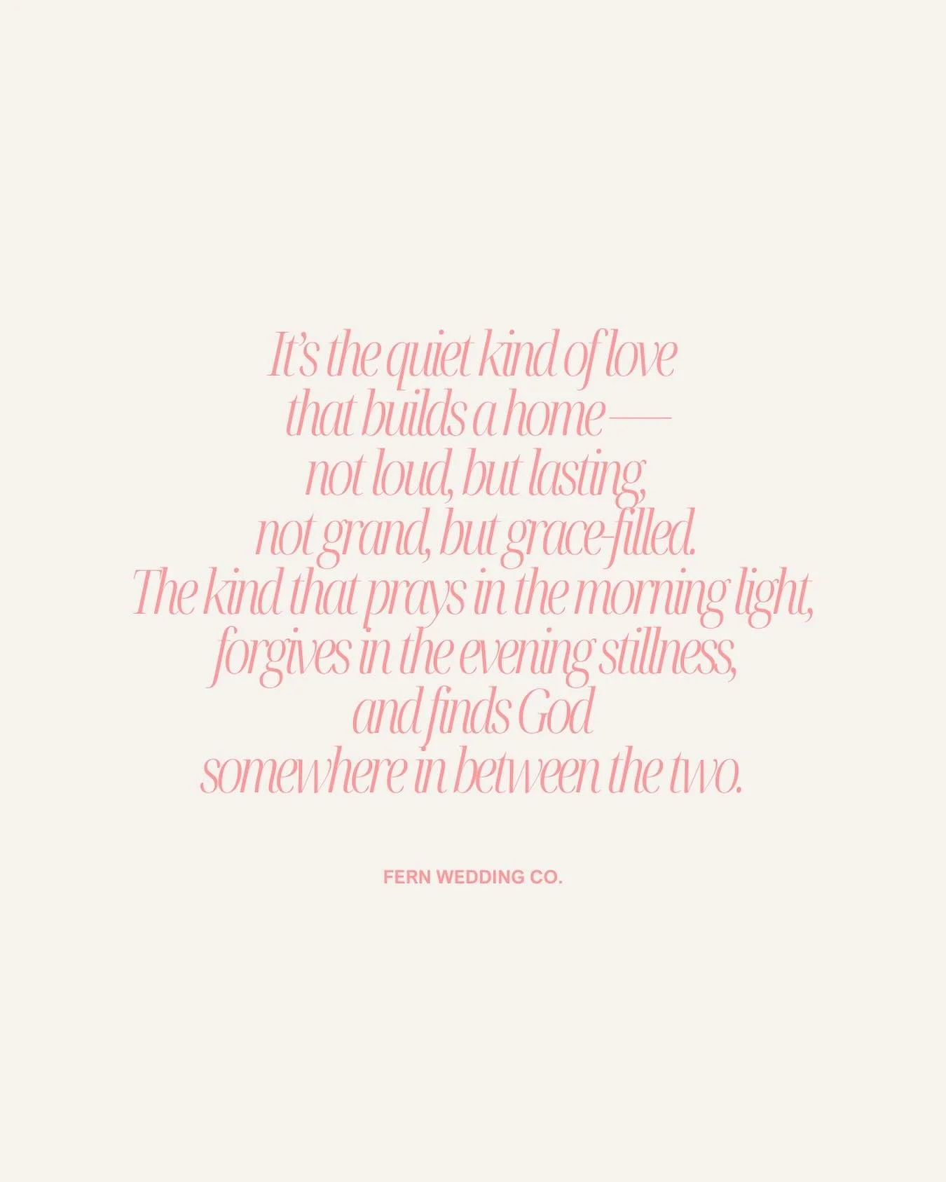 A little midweek reflection 🌿

I&rsquo;ve been thinking about how love shows up quietly &mdash; in prayer, in patience, in the way two people keep choosing each other.

#FaithAndMarriage #CatholicBride #CatholicWeddingPlanner #CatholicWedding #Catho
