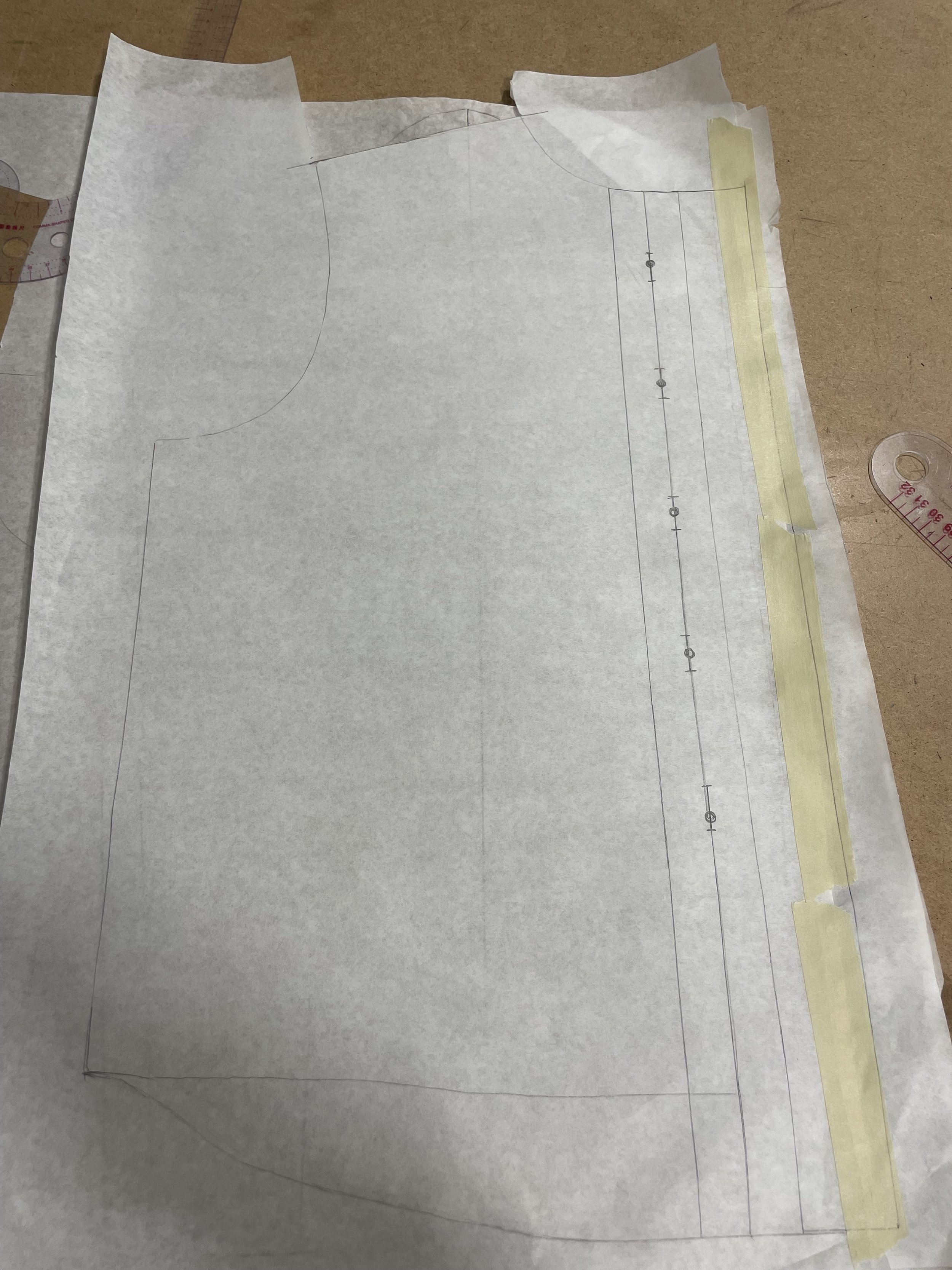 Basic Shirt Paper Pattern