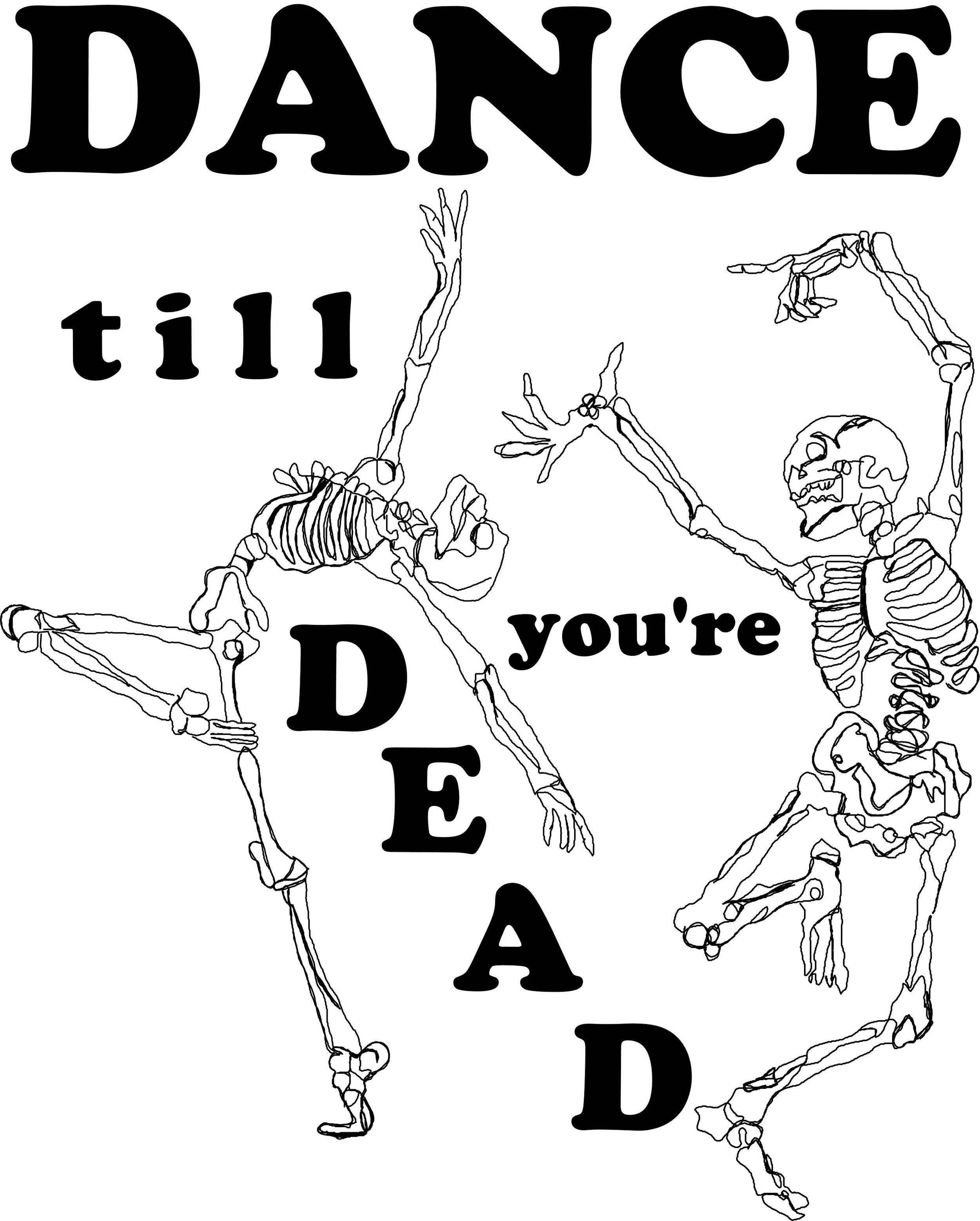 Skeletons were hand-drawn digitally