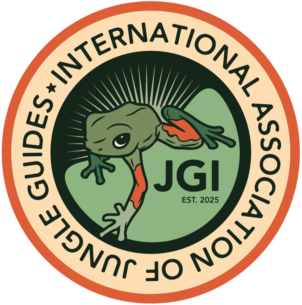 Circular logo for IAJG