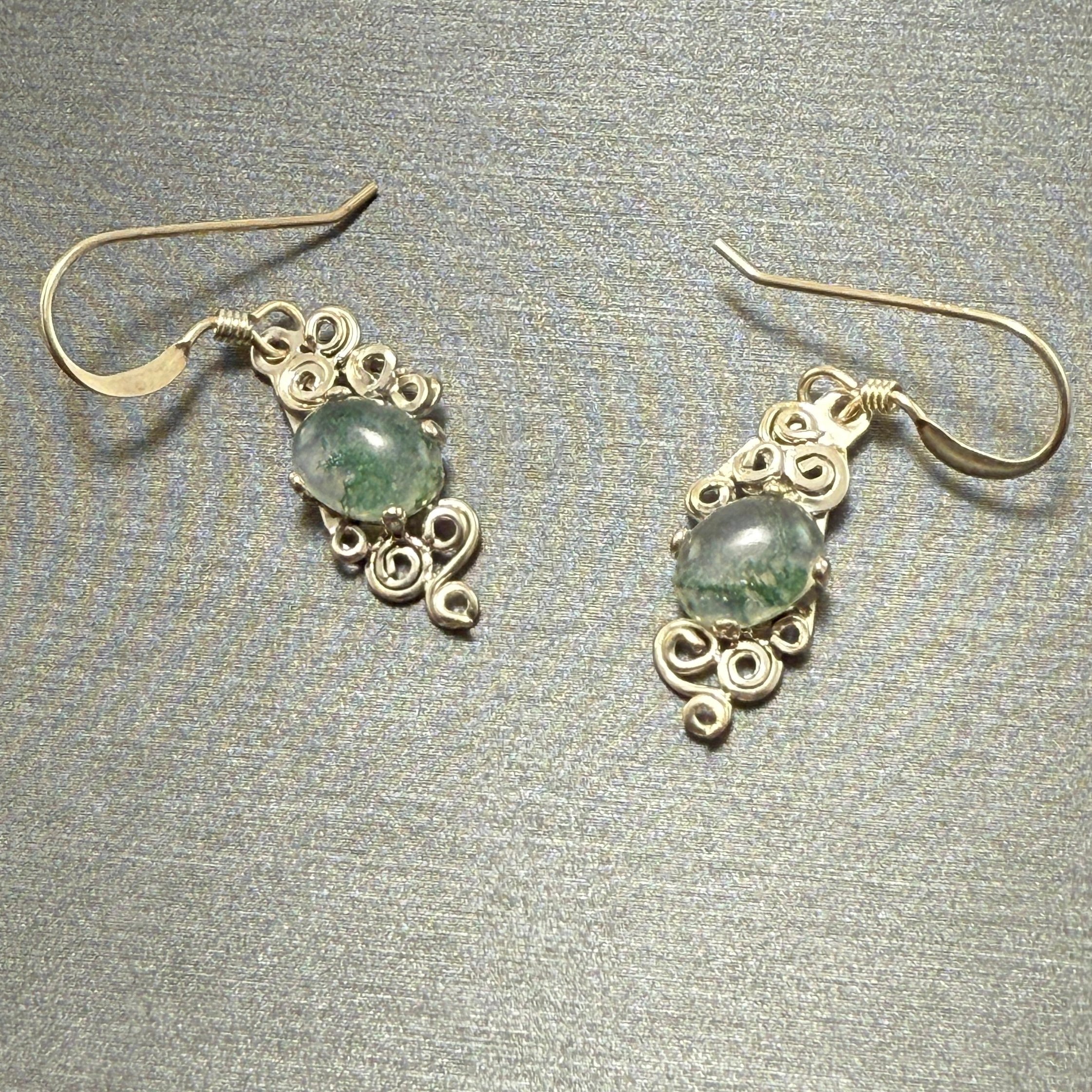 Moss Agate Earrings