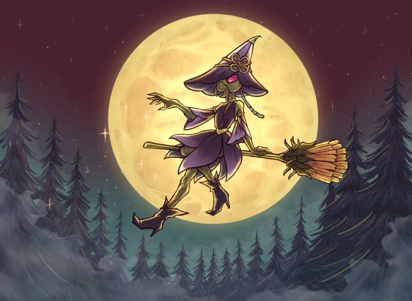 Happy Halloween! Decided to share an old character design assignment since it seemed on-theme. The prompt was to create a creature for a trading card game, such as Magic the Gathering or Pok&eacute;mon.

I'm trying to get back into posting more regul