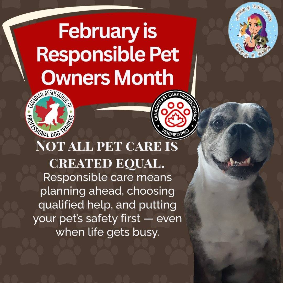 February is Responsible Pet Owners Month!

This past weekend I met a lot of wonderful and responsible pet owners and vendors at Orillia's first Pet Vendor Market at ODAS Park.
Thank you @puddlepawshydrotherapy  for hosting such a fun market!

When yo