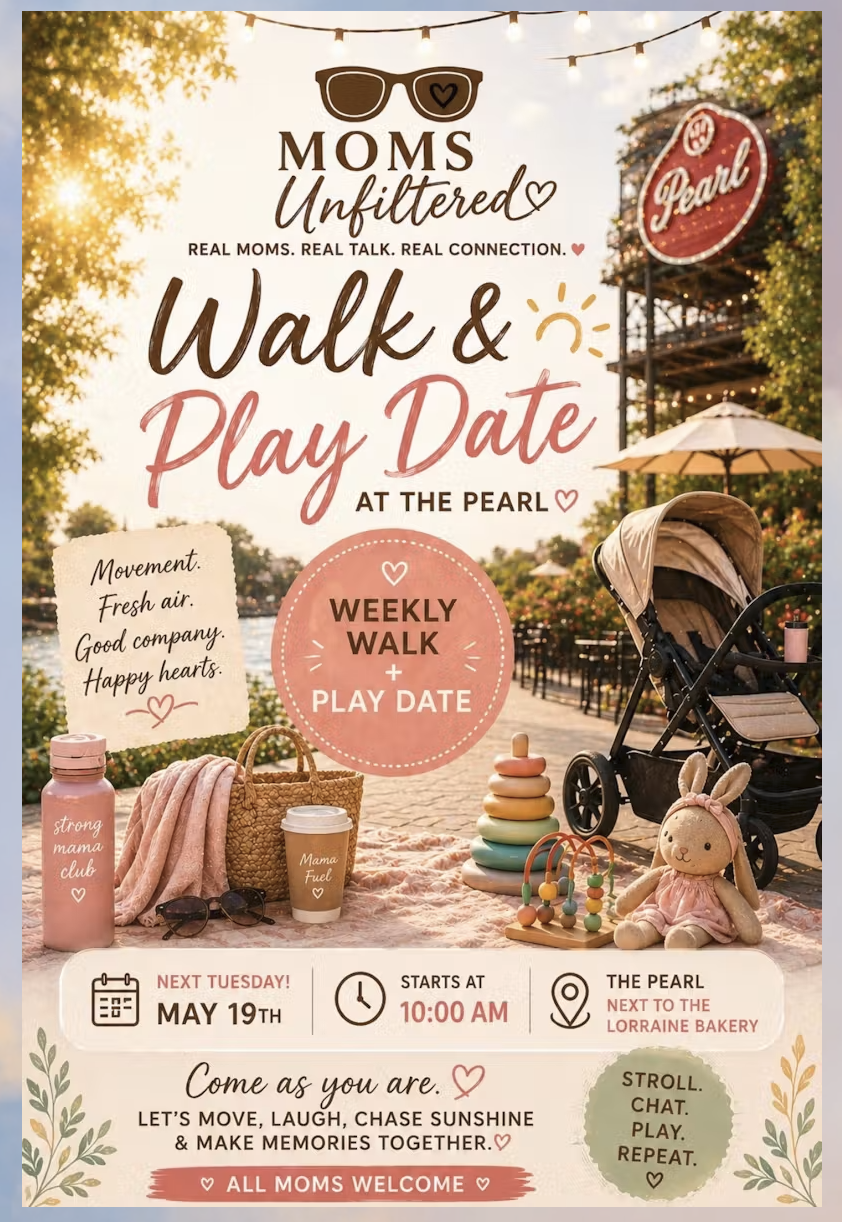 Moms Unfiltered: Walk and play Date