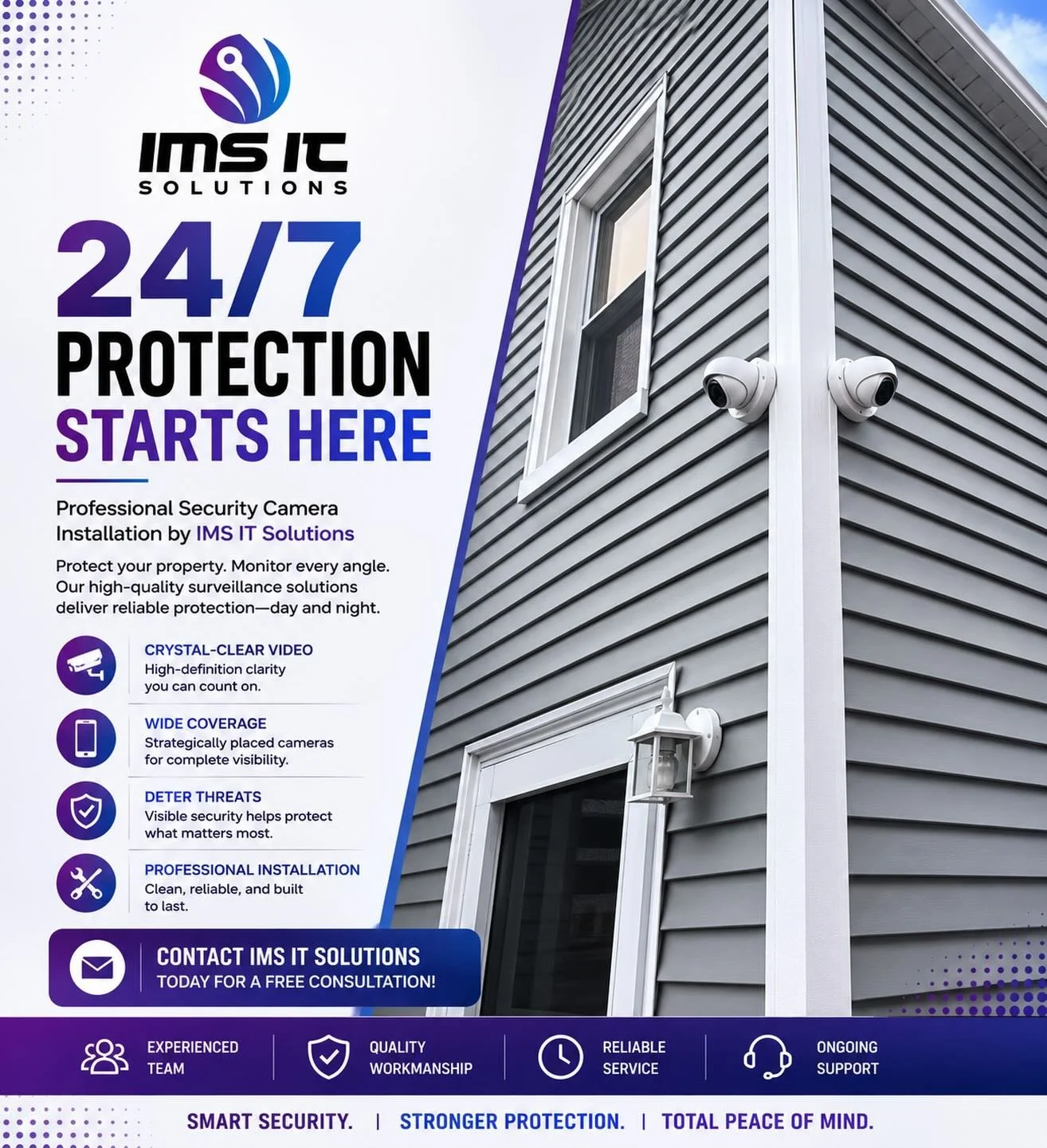 Security isn&rsquo;t something you think about after a problem happens&mdash;it&rsquo;s something you plan for before it does.

Our latest surveillance installation delivers crystal-clear coverage, remote monitoring, and peace of mind around the cloc