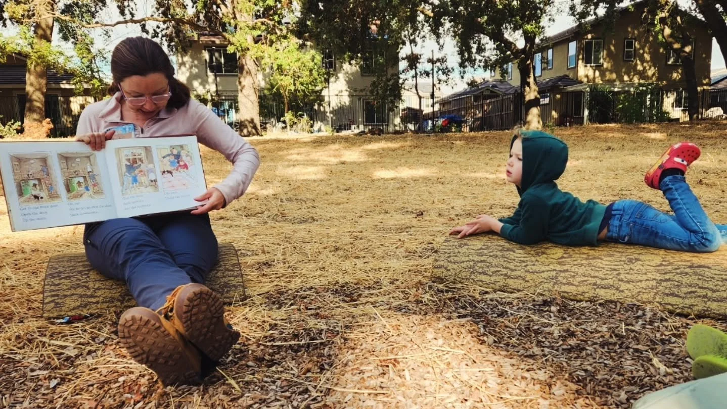 Storytime hits different when you're stretched out under the trees. 🌳📖

Our Wiggle Worms Nature Play always includes a story or two. We have so many favorites but are always looking for new ones to add to our library. Tell us your current favorites