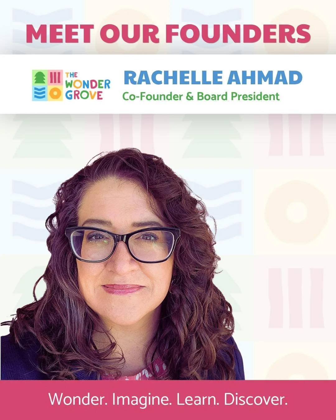 ✨ Meet one of the visionaries behind The Wonder Grove ✨

Our Co-Founder + Board President, Rachelle! 💚

Rachelle is a community-builder, educator, and nonprofit founder who has spent her life showing up for families in meaningful ways&mdash;whether 