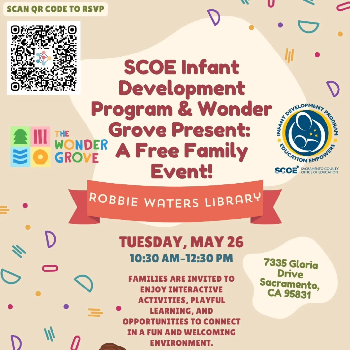 Tomorrow we will be at Robbie Waters-Pocket Library with a Little Learners STEAM event.  Think Family STEAM Night but designed specifically for ages 0-3 and between nap time! 

All ages welcome at this free event.