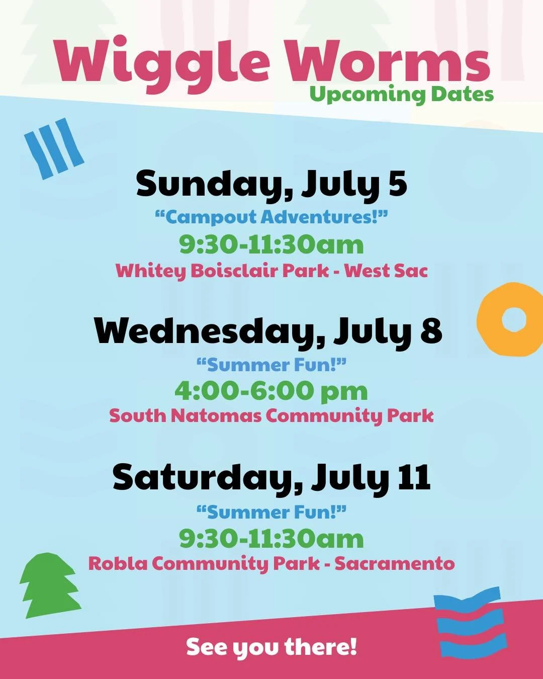 🌿 Three chances to wiggle, starting this Sunday! 🌿

It&rsquo;s a big week for Wiggle Worms! 💚

We&rsquo;re kicking things off with our monthly West Sacramento gathering this Sunday, then celebrating the launch of two brand-new Sacramento County pr
