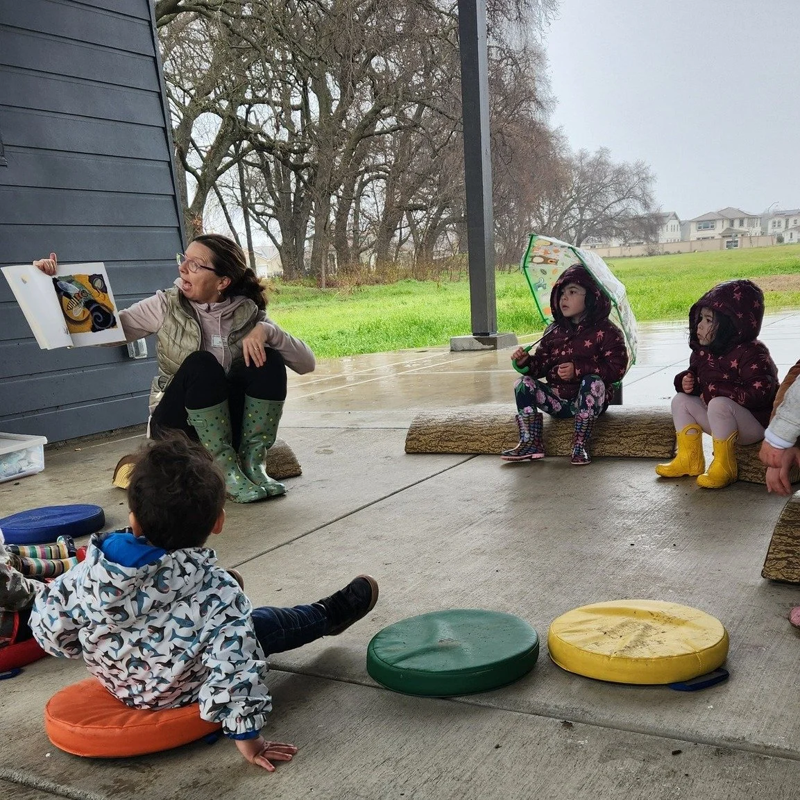 🌧🌈 Rain or shine, we Wiggle! 🌳💚

A little rain won't stop us from playing, exploring, and growing together! ☂💛 Wiggle Worm is STILL HAPPENING TODAY!

Grab your rain boots, bundle up, and come join us! Some of the best memories (and learning) hap