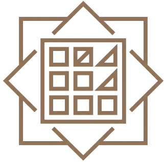 Abstract geometric pattern with squares, triangles, and diamonds that represents the complexity of the buyer decision-cycle.