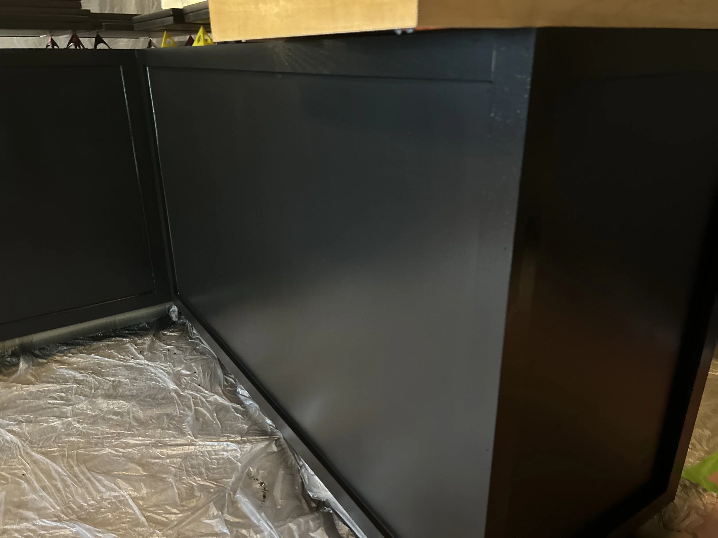 Final paint on the cabs