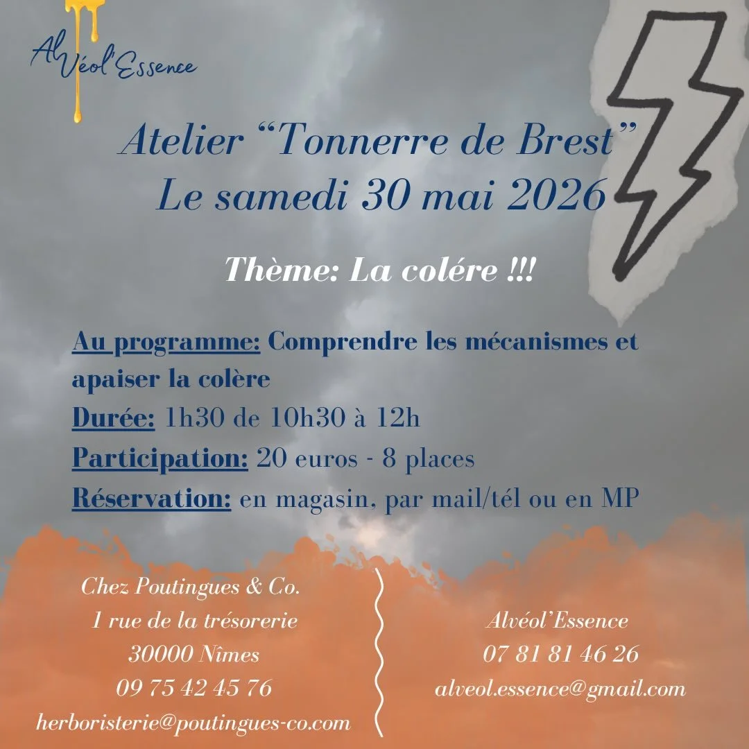 🔥 L&rsquo;atelier que vous attendiez tous, sur le th&egrave;me de la col&egrave;re 🔥

Lors de cet atelier, nous allons d&eacute;cortiquer ensemble comment se manifeste la col&egrave;re, nous aborderons les Tips &agrave; mettre en place pour un quot