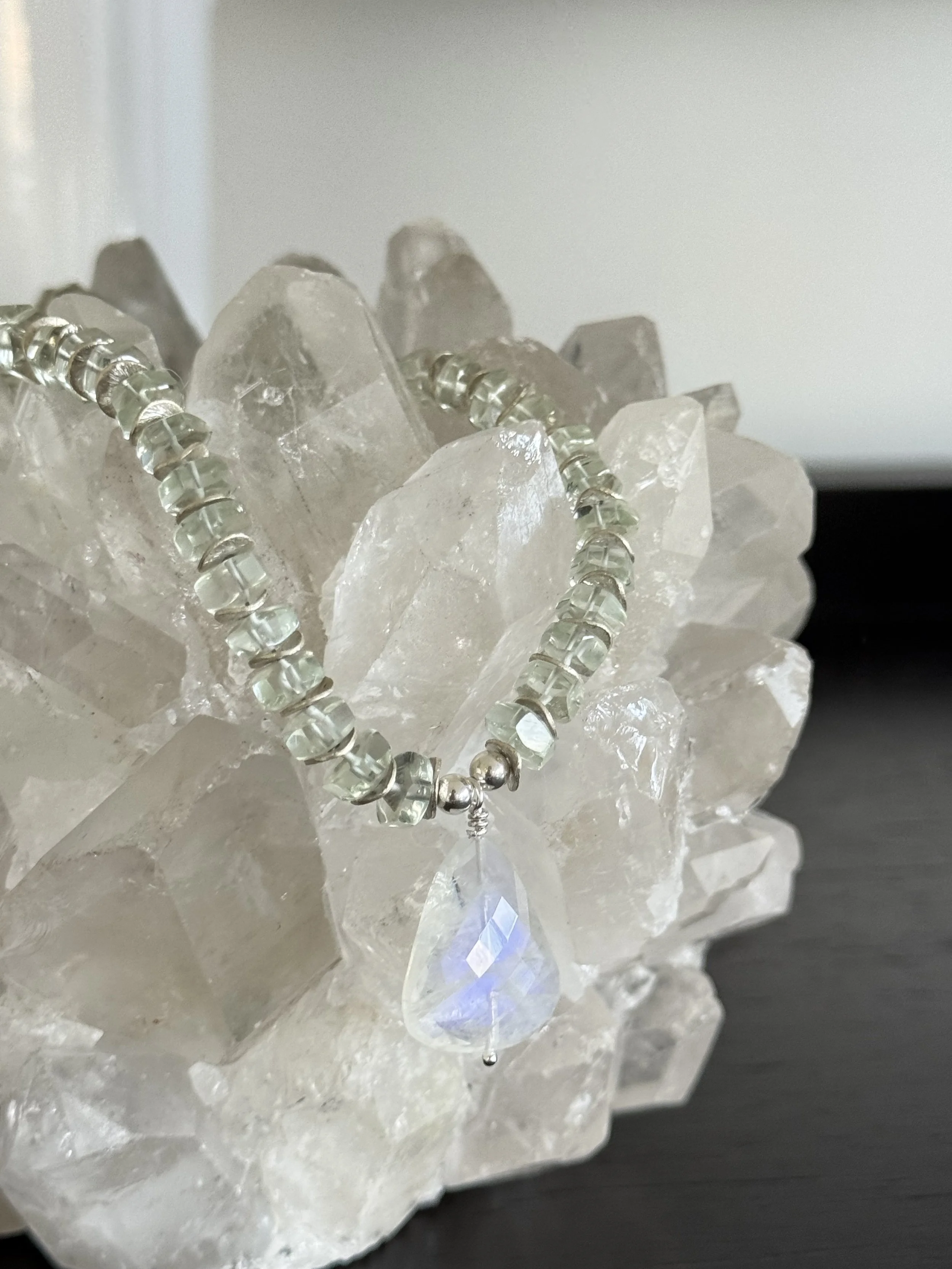 Green Amethyst Necklace