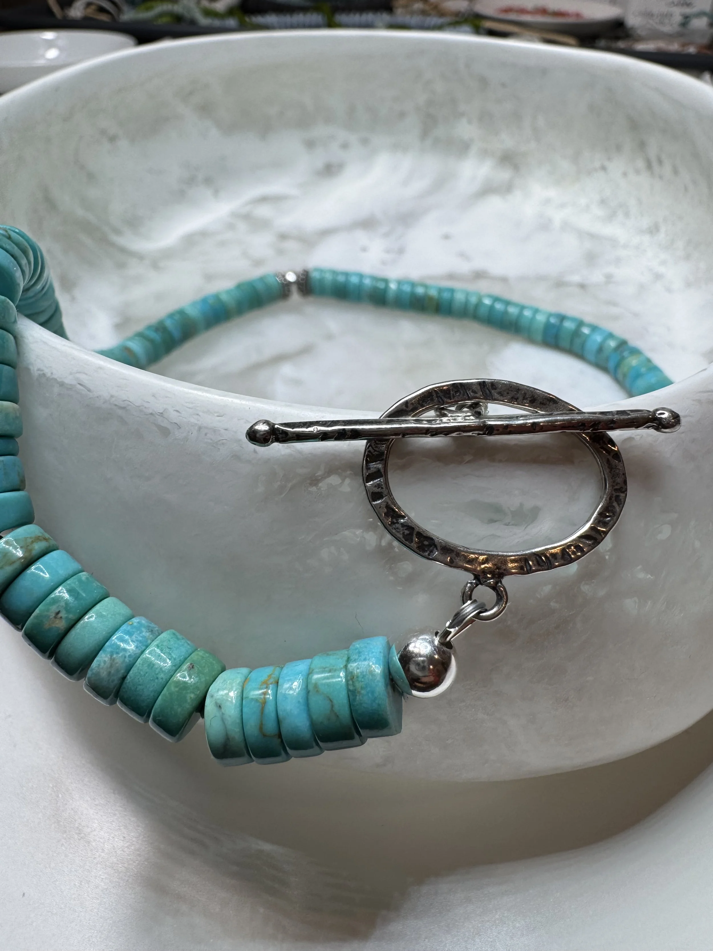 Turquoise Heishi Necklace