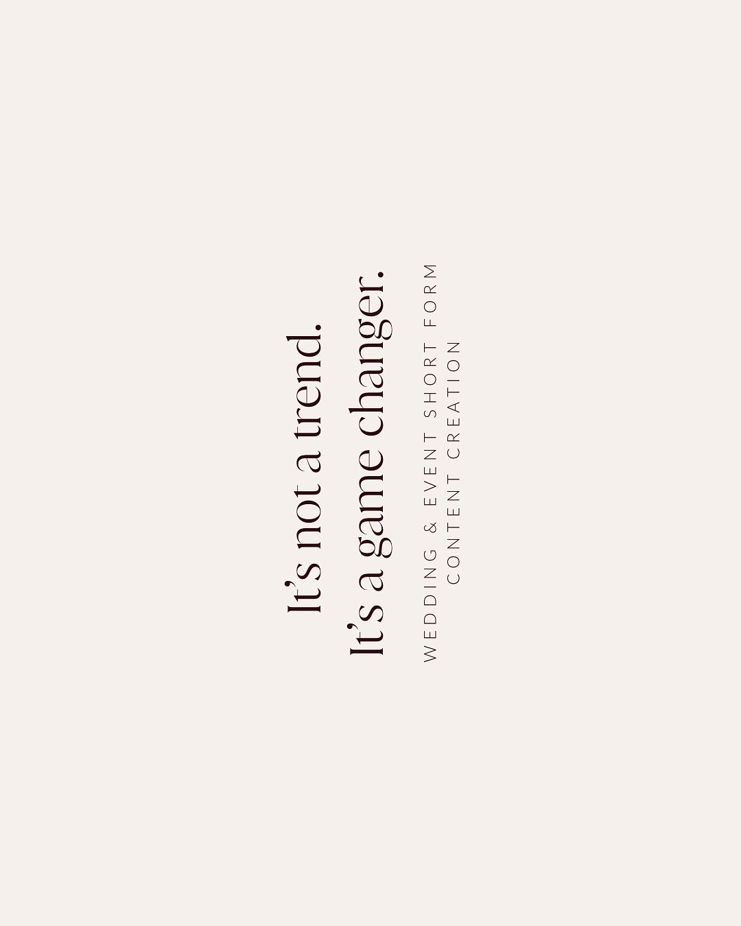 It&rsquo;s not a trend, it&rsquo;s a shift. 

You&rsquo;ve spent months curating every detail, every flicker of light and just like that it blurs. 

MI. Content Studio doesn&rsquo;t chase, we hold still. Unfiltered, organic, and delivered within 48- 