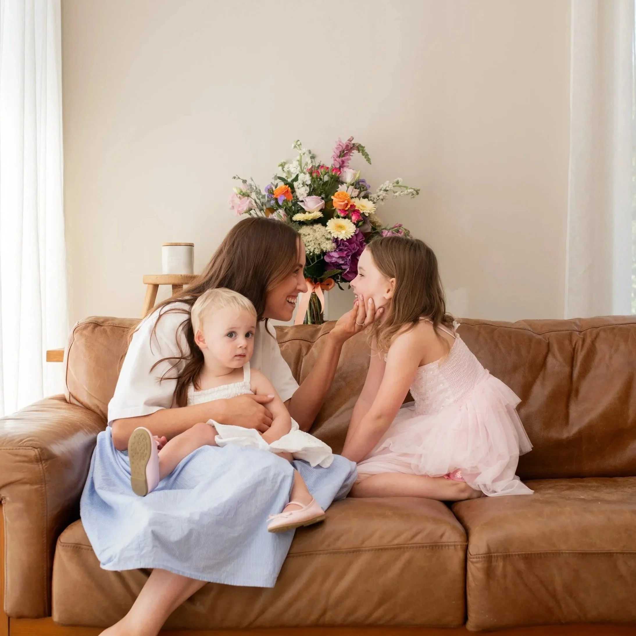 interflora mother's day shoot. Creative direction and content creation at Hazel and Cass Studio in Christchurch creating photography for website imagery and content creation for social media marketing assets