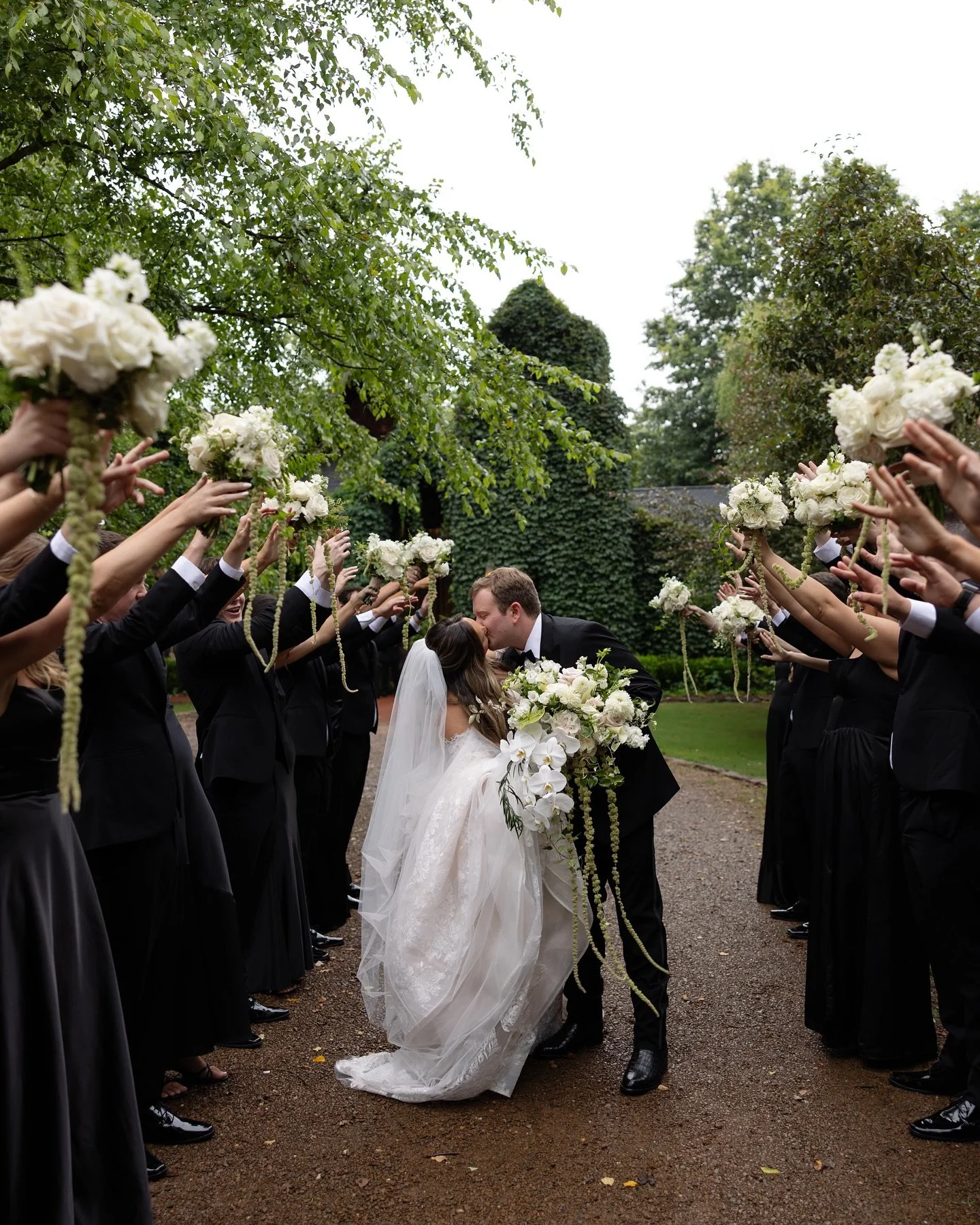 Part Two of Becca + Cameron &mdash; here&rsquo;s to not overthinking posting because it&rsquo;s truly just sharing beautiful photos that I&rsquo;m excited to share with y&rsquo;all 🍾 dramatic dress + veil? YES ALL DAY! custom florals? GOTTA DO THEM.