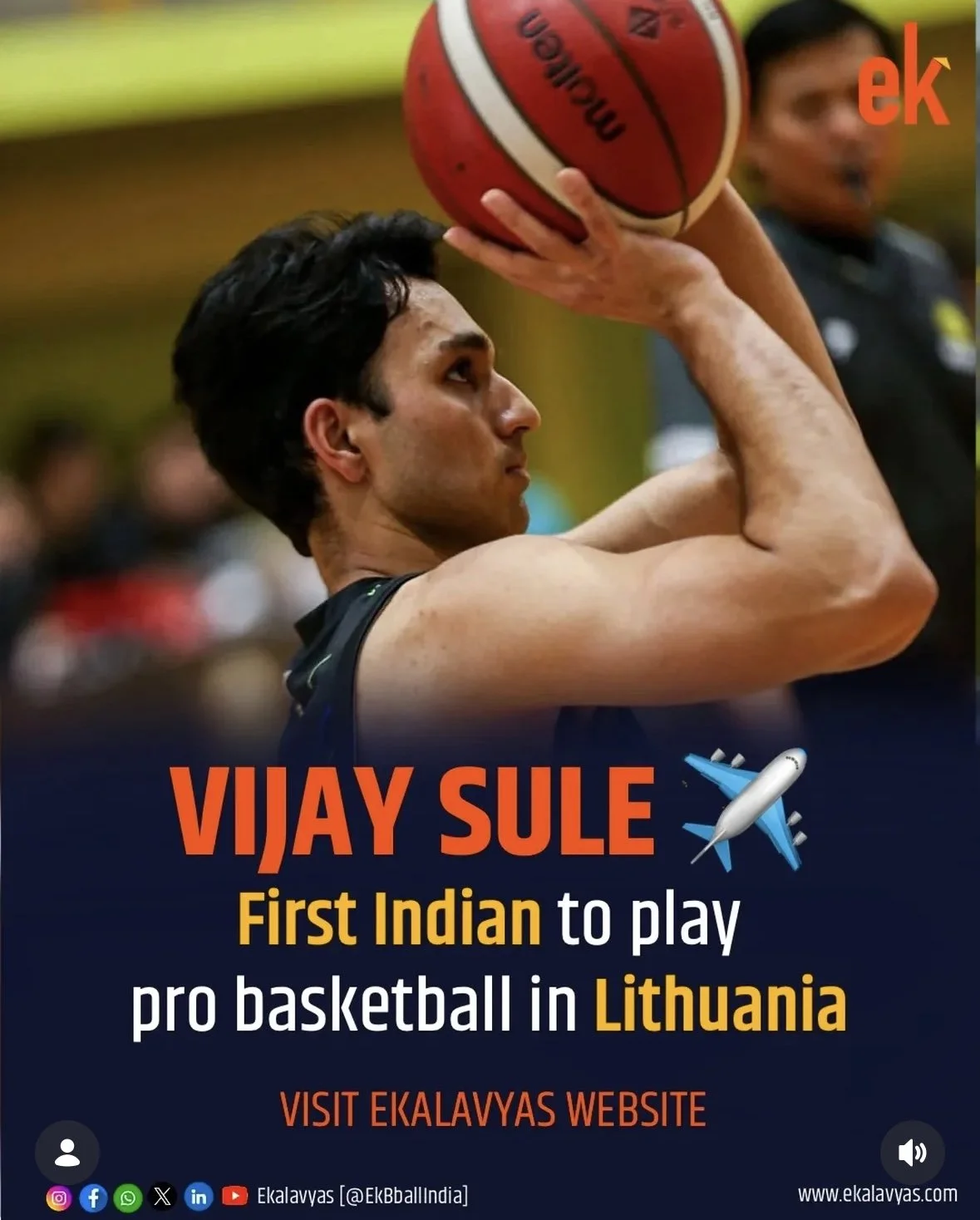 Vijay Sule 🇮🇳 – First Step into European Basketball in Lithuania 🇱🇹