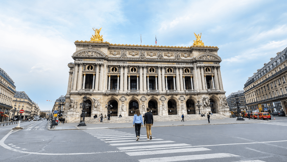 The Palais Garnier in Paris
