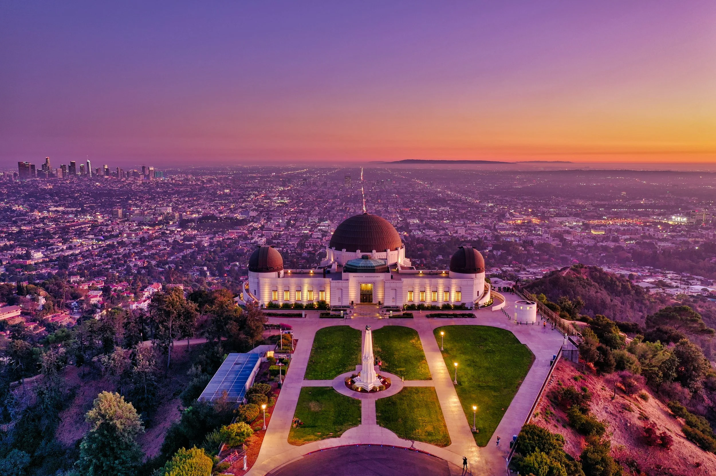 observatory la sunset
