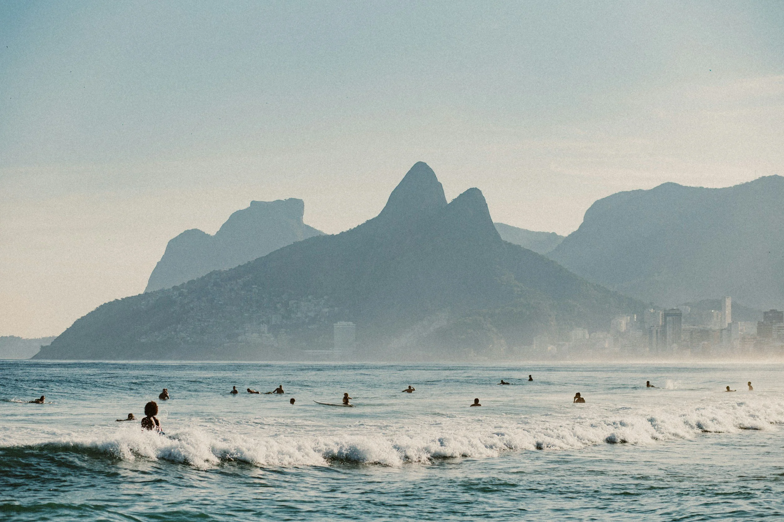 people in the water brazil